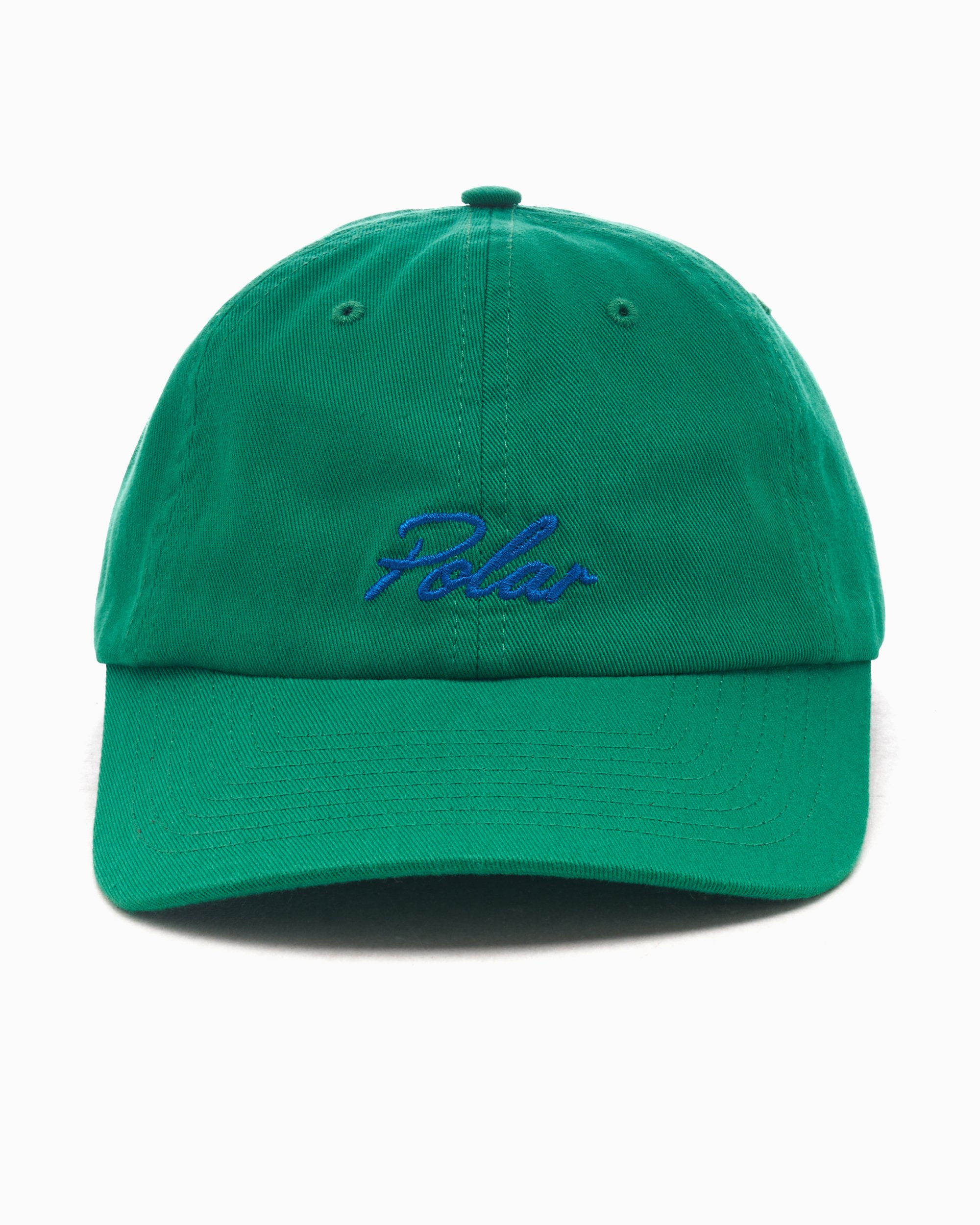 Polar Skate Co. Sai Unisex Varsity Logo Cap Green PSC-W24-58