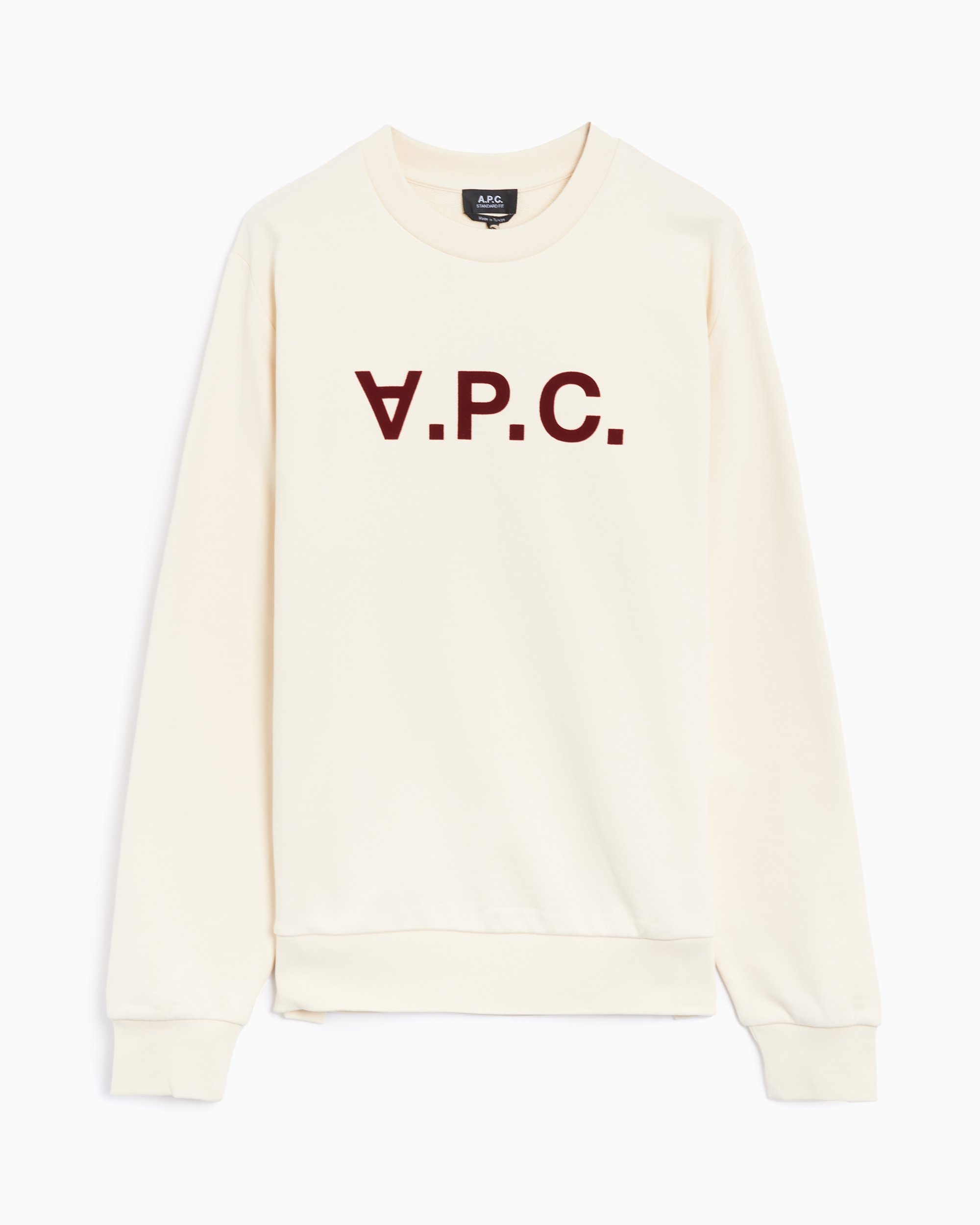 A.P.C. VPC Men s Sweatshirt White COHBN M27907 ALG FOOTDISTRICT