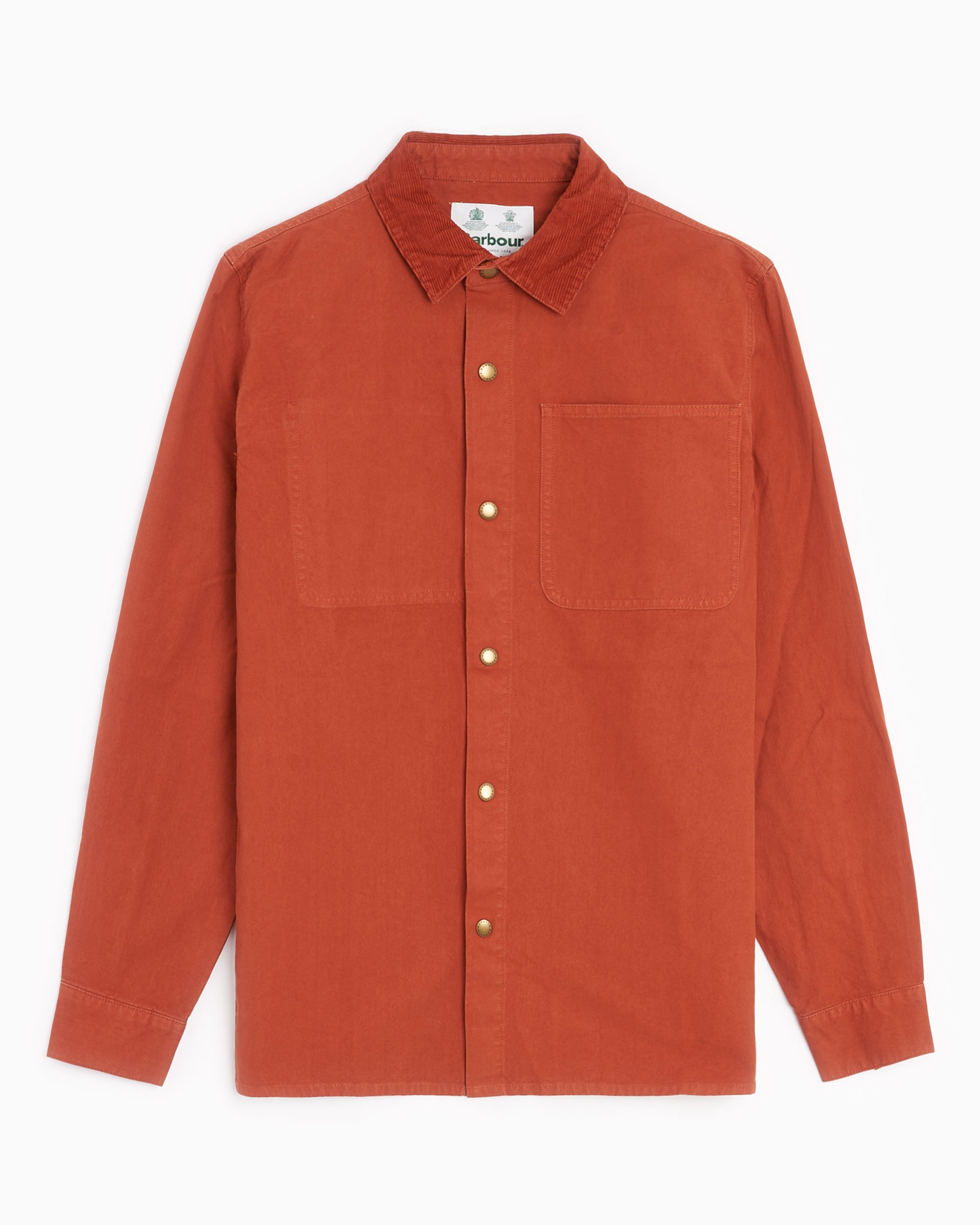 Barbour shirts mens hotsell Orange