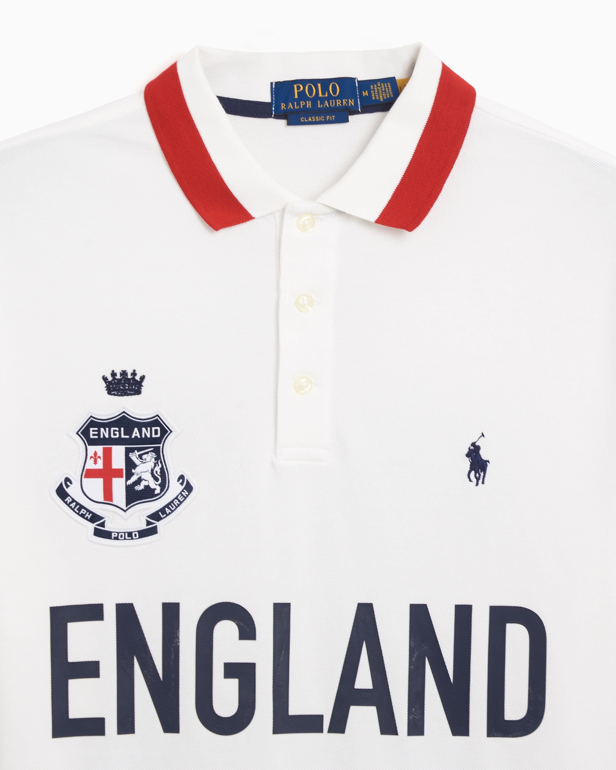 Polo Ralph Lauren ENG 24 Men s Classic Fit Polo White 710944668001 FOOTDISTRICT