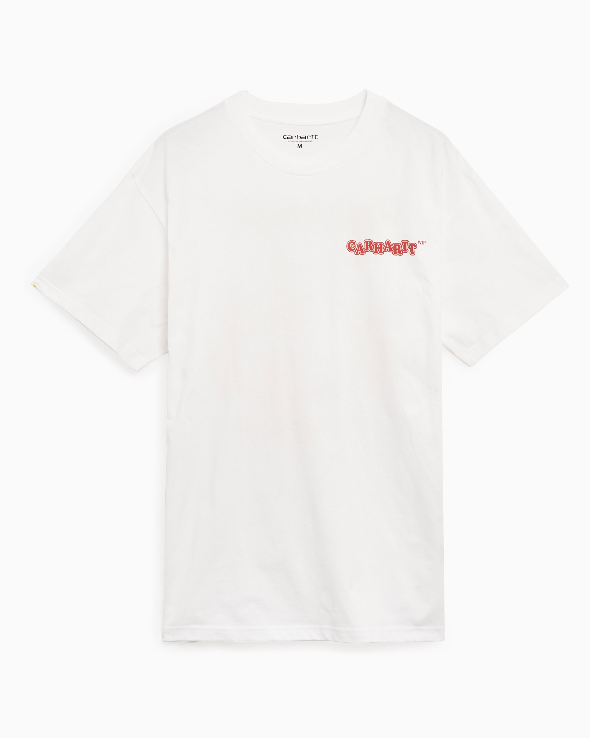 Carhartt WIP Fast Food Men s T Shirt Rojo Blanco I033249 1WZXX