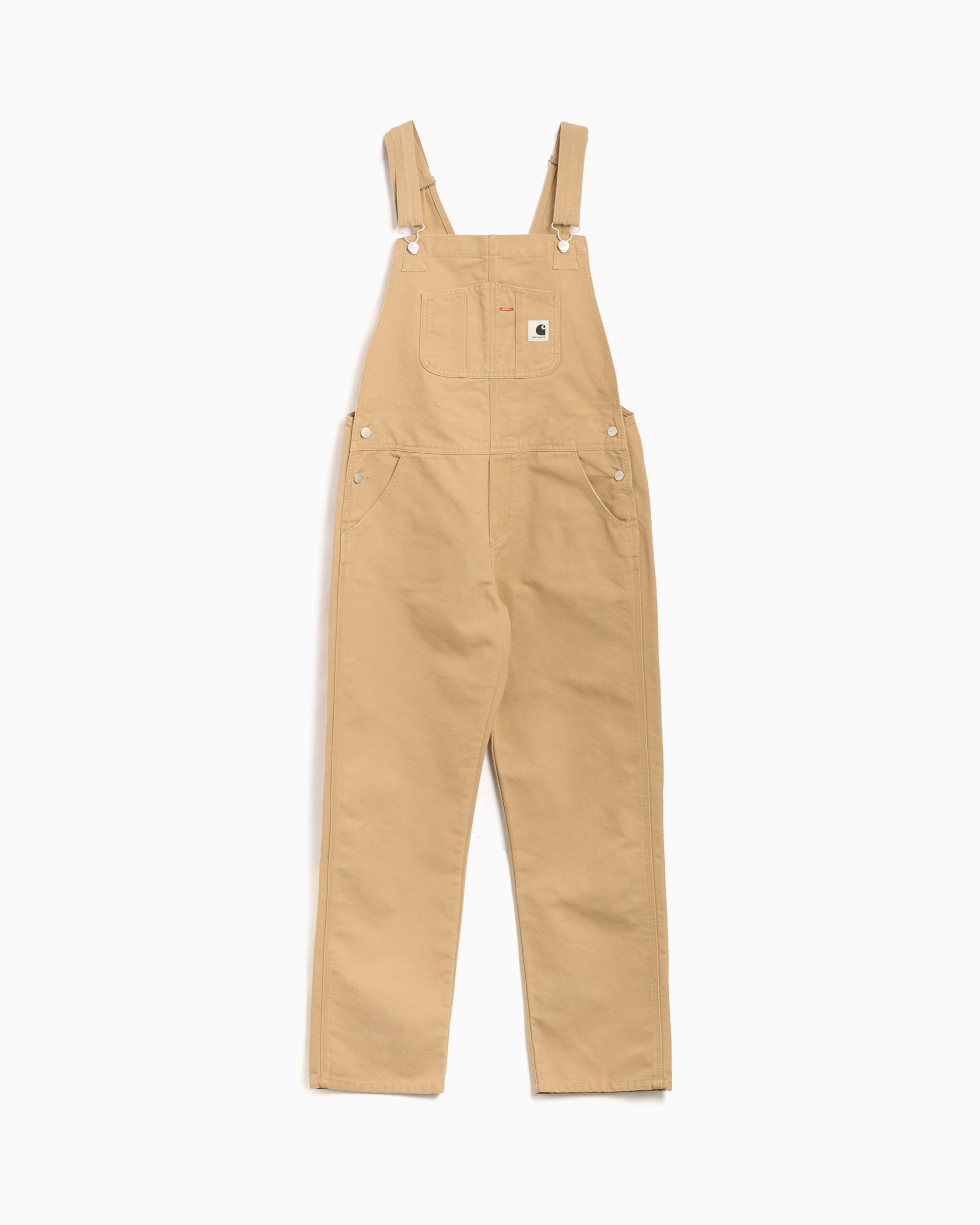 【送料0円】 Carhartt WIP Women's Straight Bib Overall Beige I034322-07E02 | FOOTDISTRICT パンツ