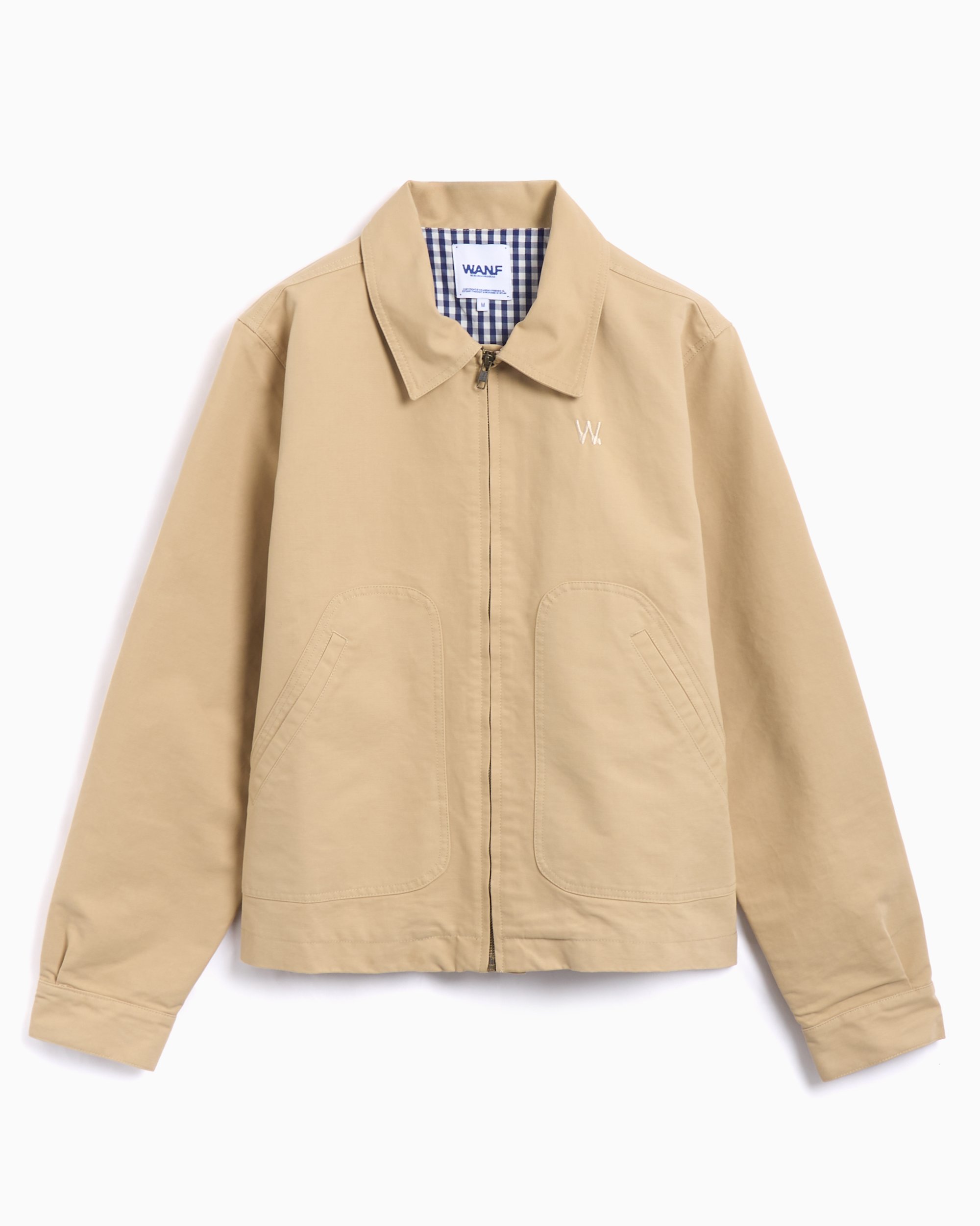 WE ARE NOT FRIENDS Club Men's Jacket Beige WANF-SP2527