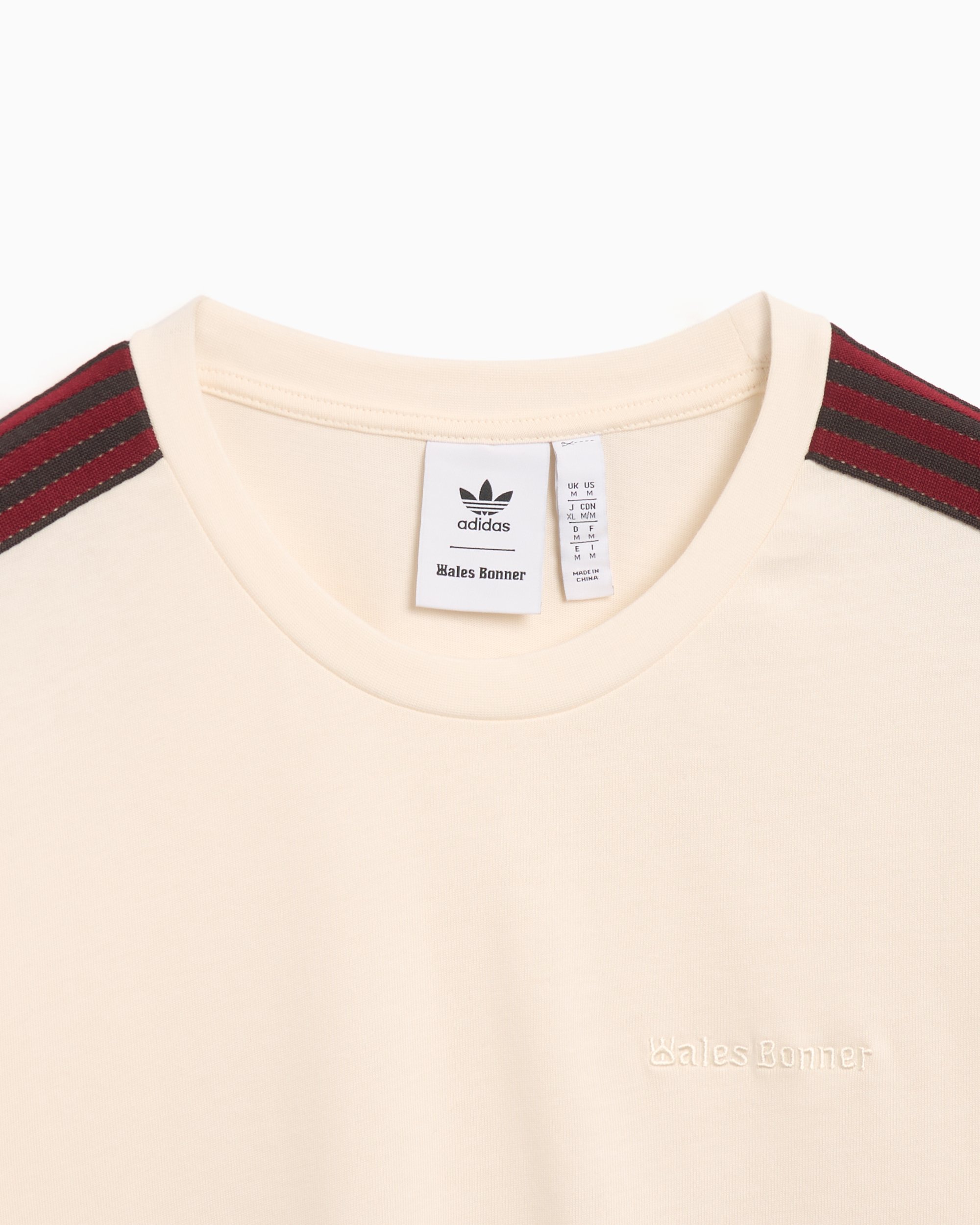 adidas Originals x Wales Bonner Men s T Shirt Bianco JN8773 FOOTDISTRICT