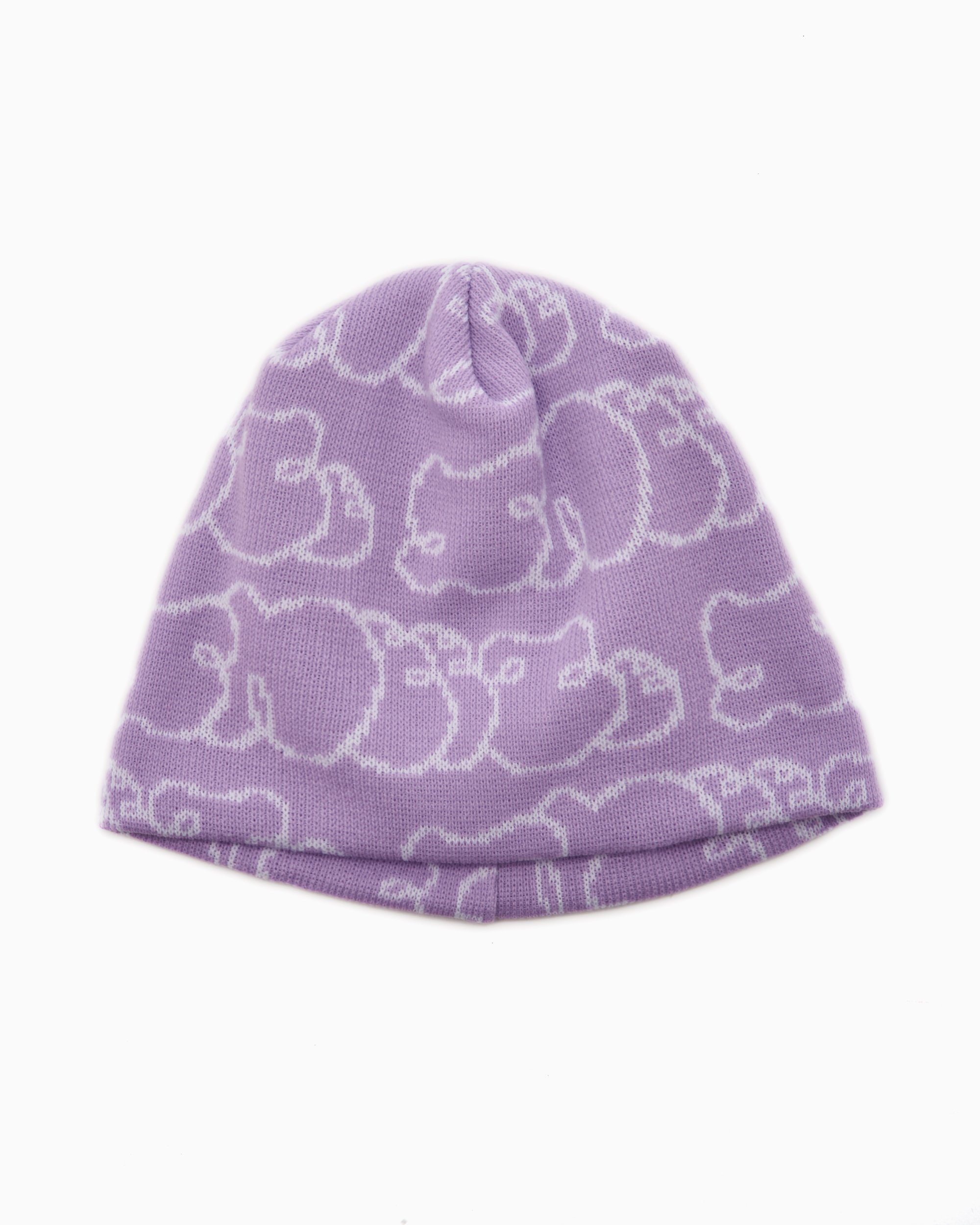 SNEEZE MAGAZINE Sneeze All Over Logo Unisex Beanie Purple SN-BEANIE-LIL |  FOOTDISTRICT