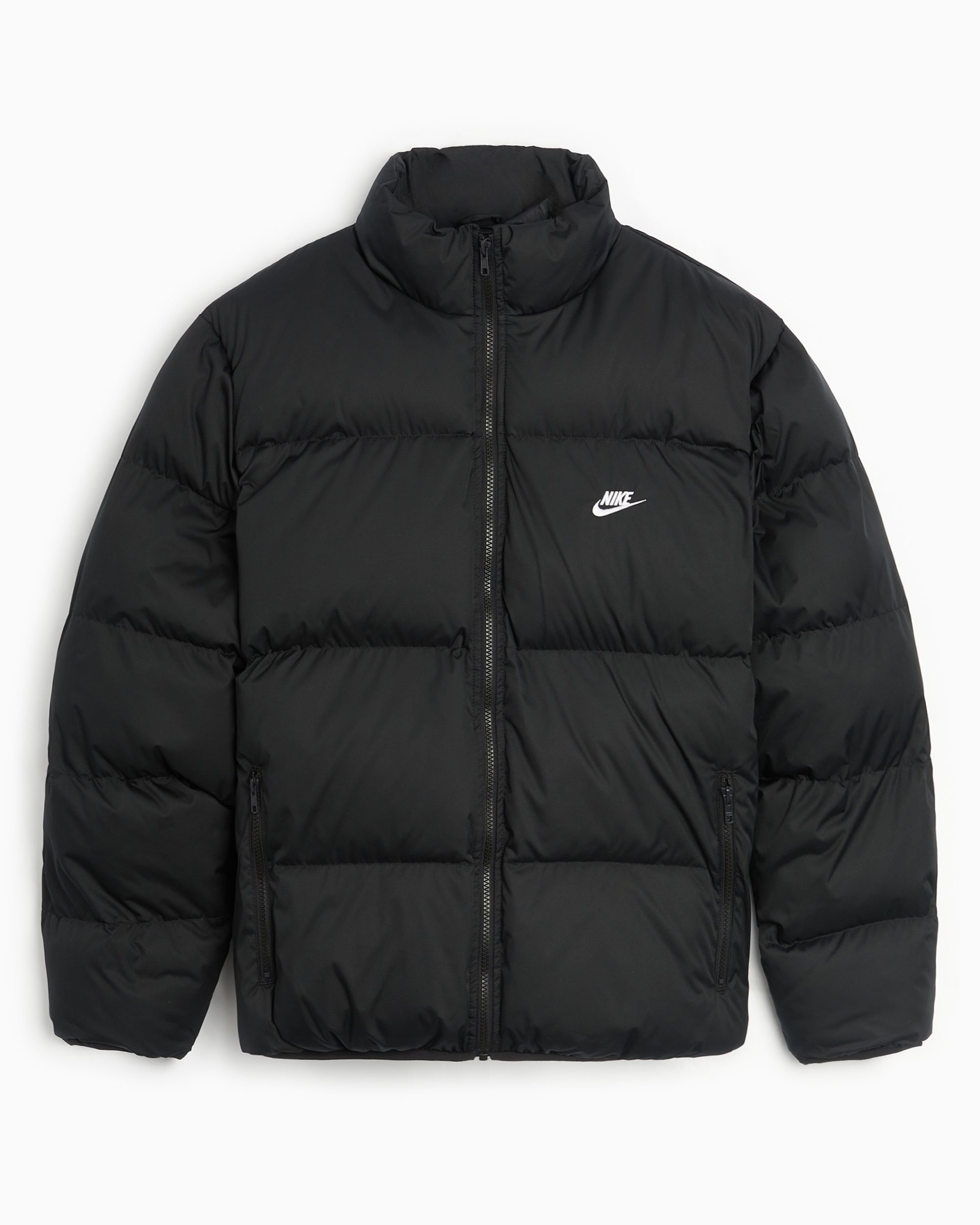 Black nike puffer jacket mens on sale