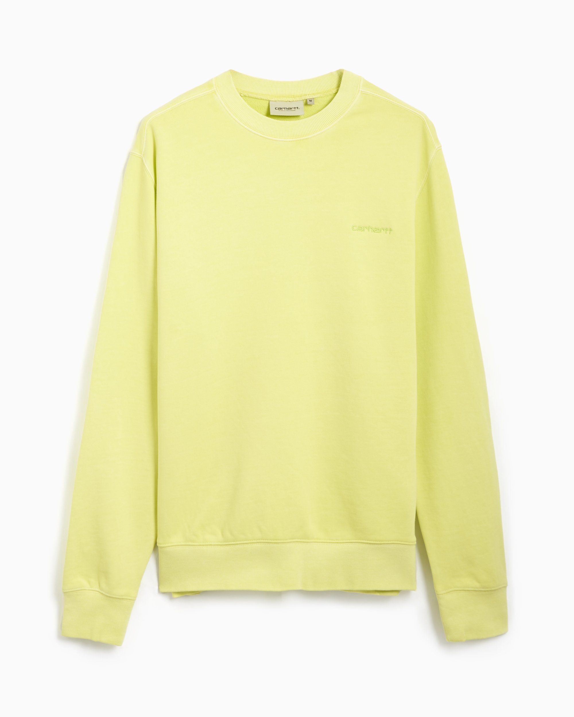 Carhartt WIP Duster Script Unisex Loose Fit Sweatshirt Yellow I033065-29TGD  | FOOTDISTRICT