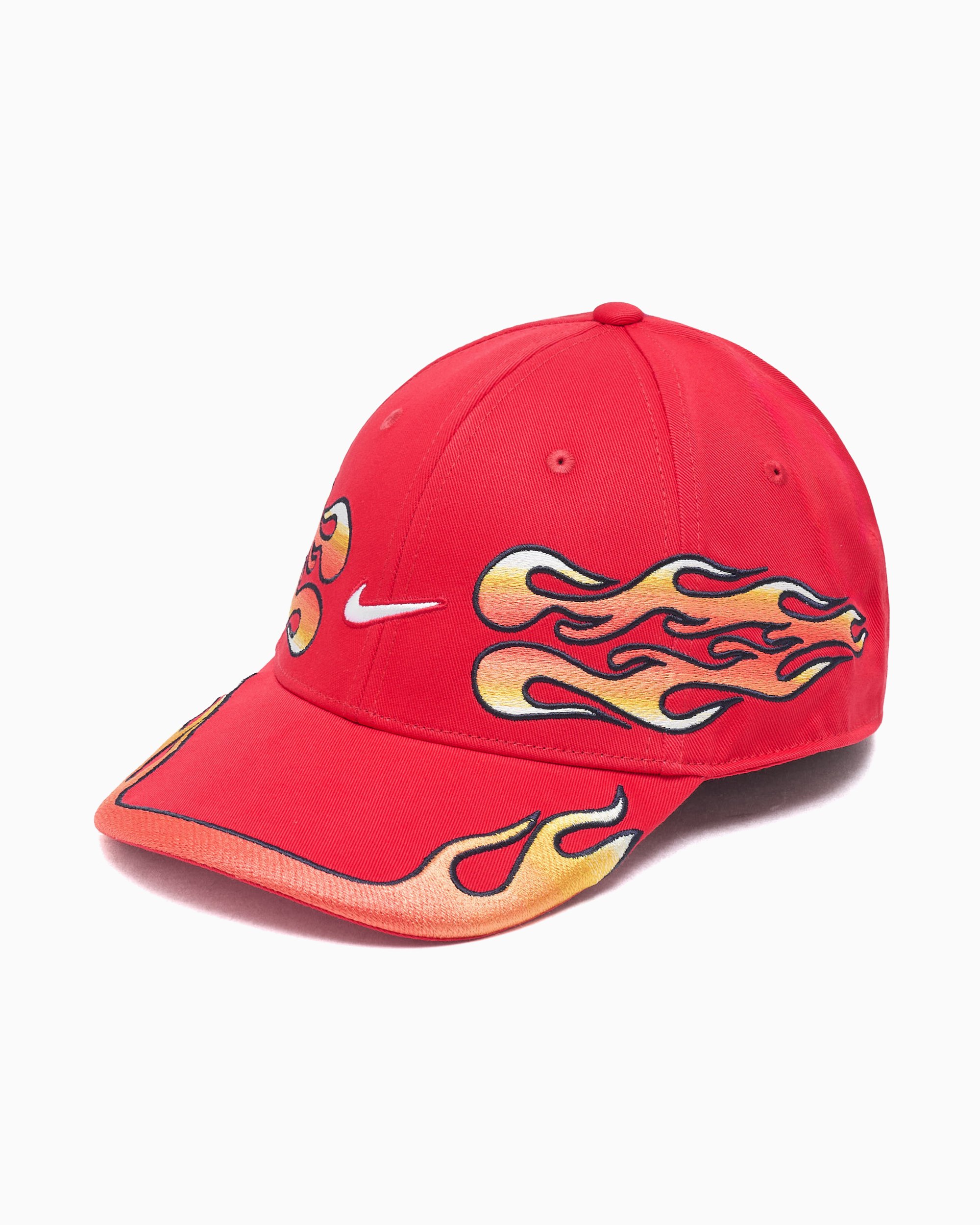 Nike Club Structured OG Flame Unisex Cap Red IH9258-657 | FOOTDISTRICT