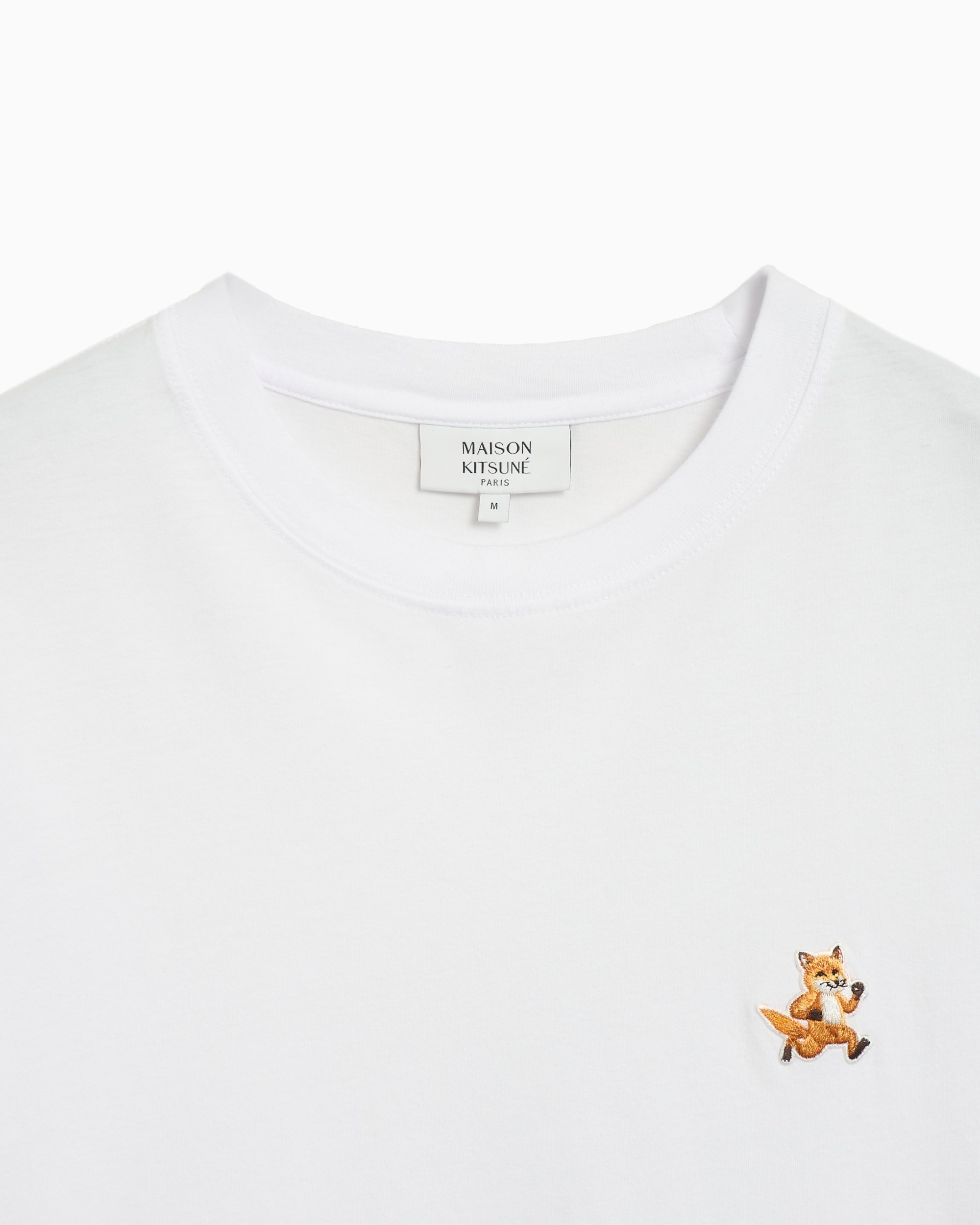 Maison Kitsuné Men's T-Shirt White MM00125KJ0008-P100