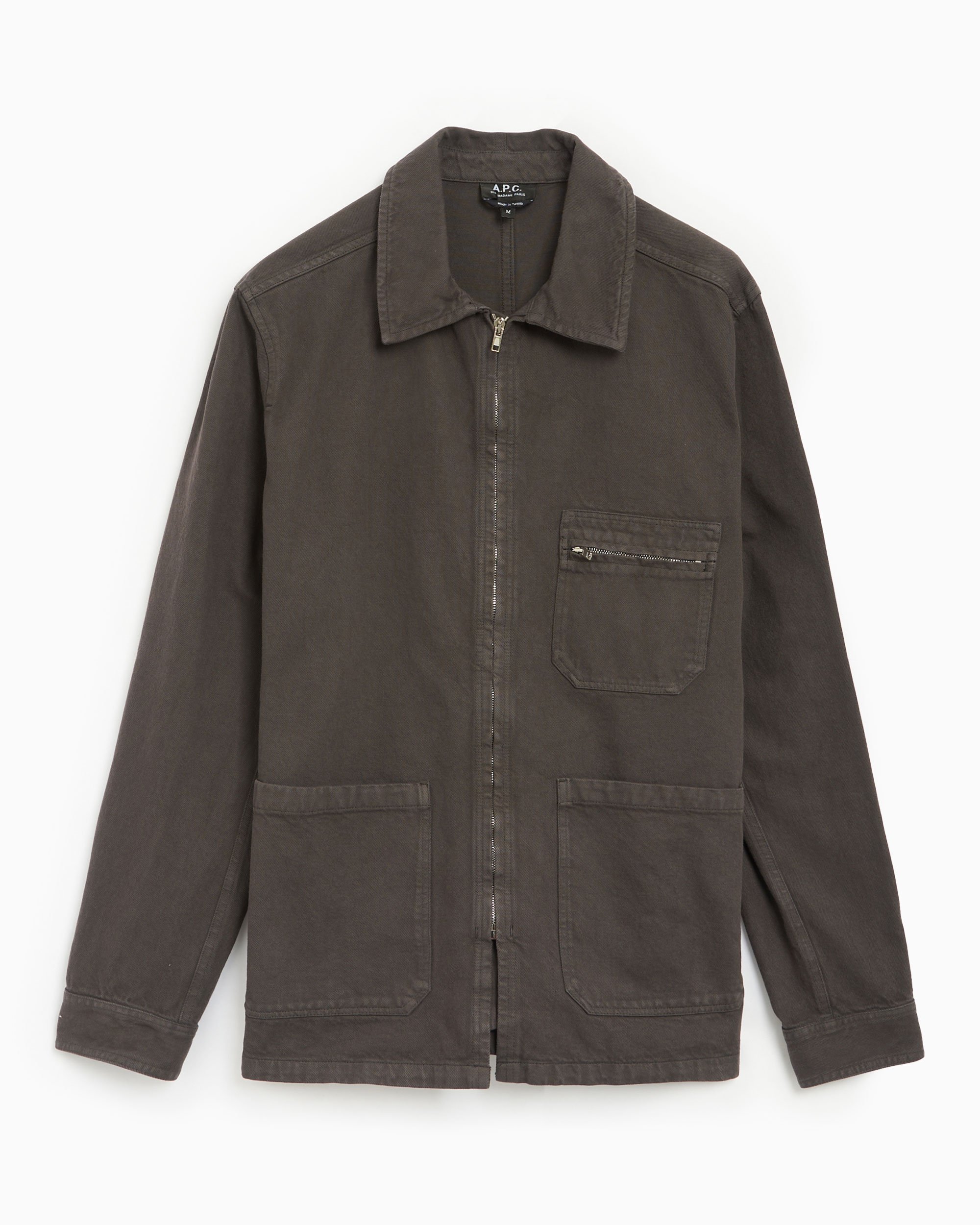 A.P.C. Connor Men s Shirt Jacket Gray COFCN H02911 LAD Buy Online