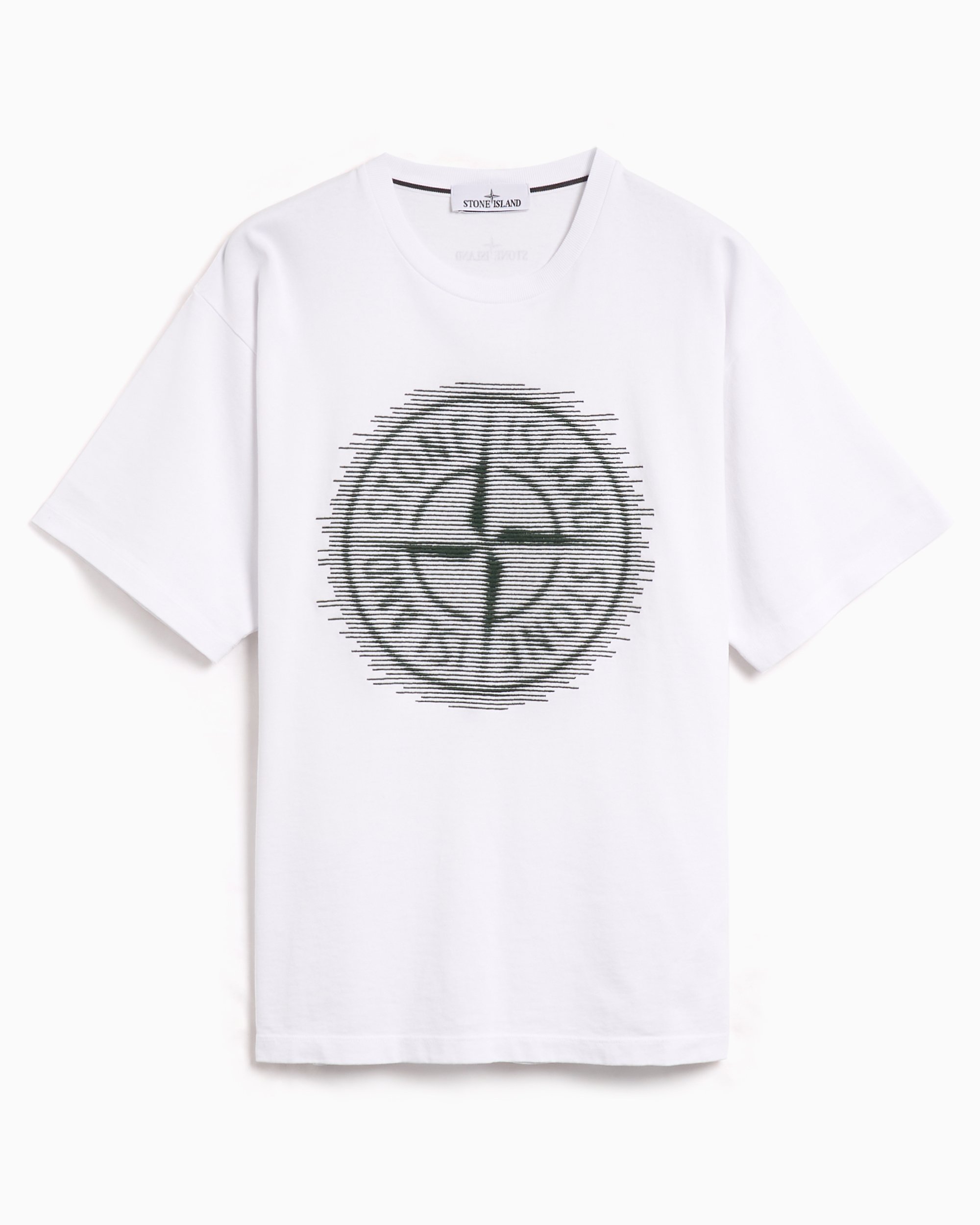 Stone island t shirt big logo deals