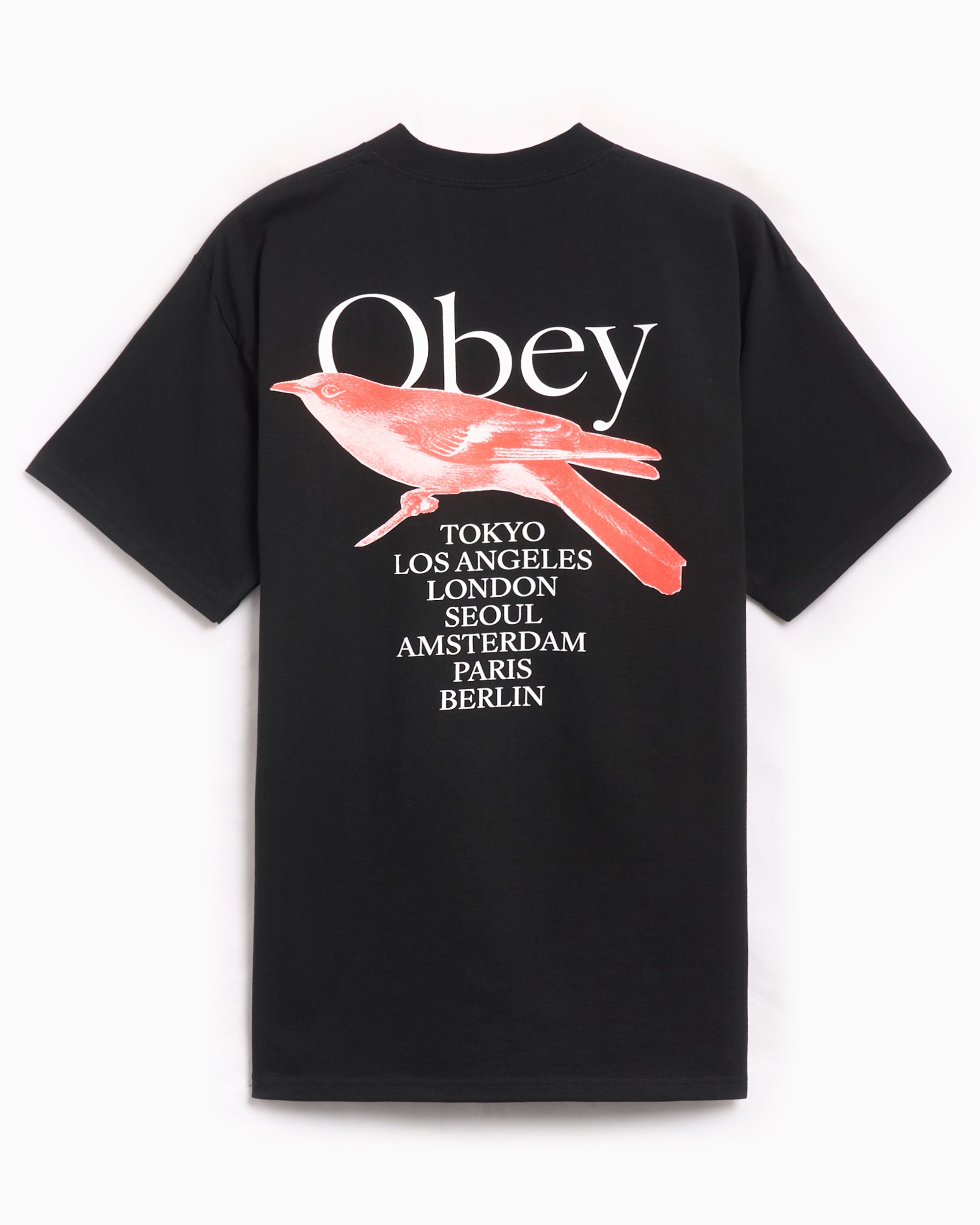 OBEY Clothing Obey Bird Men s T Shirt Negro 165263964 BLK FOOTDISTRICT