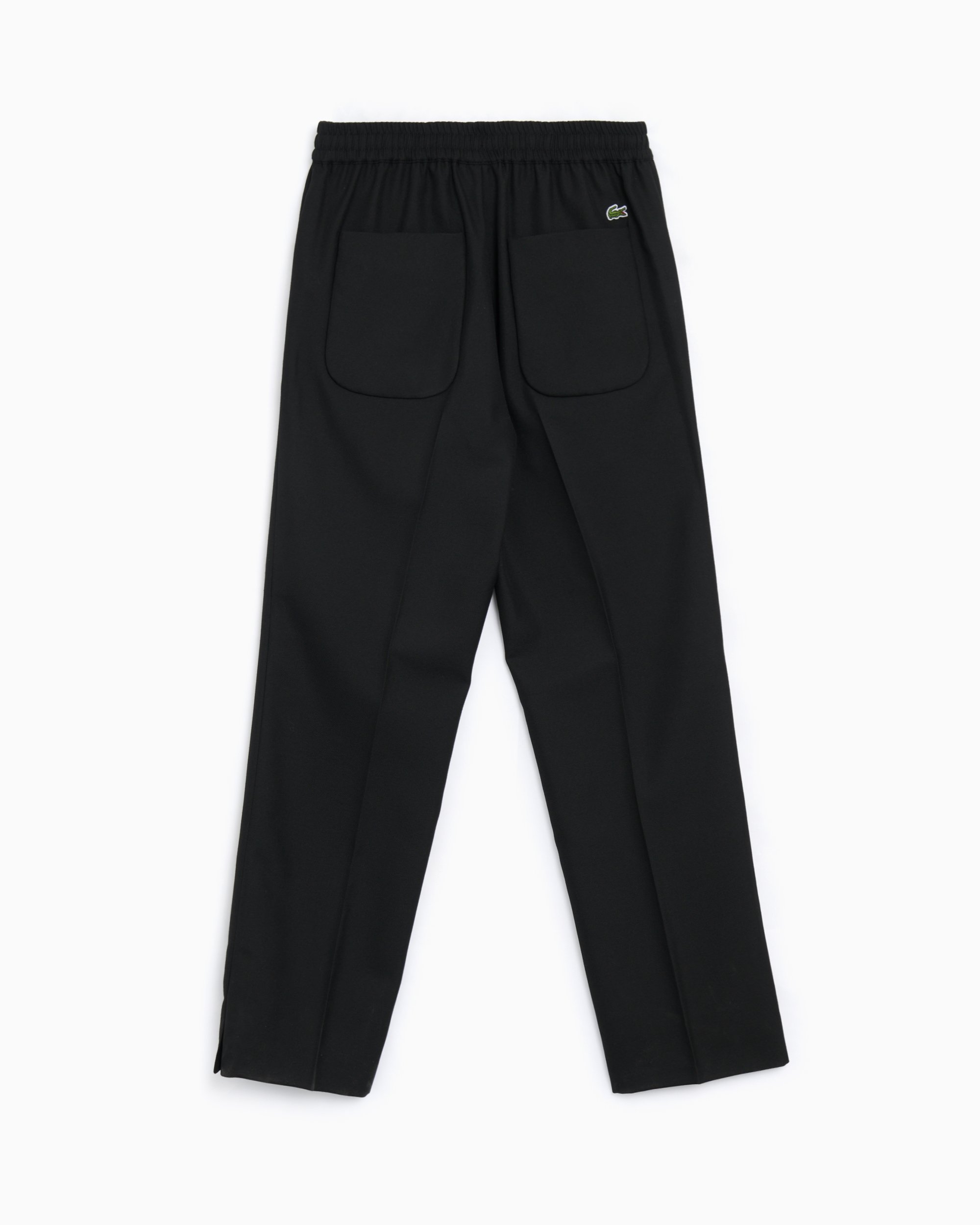 Lacoste Men s Crease Front Ankle Split Pants Noir XH3902 00 031 FOOTDISTRICT