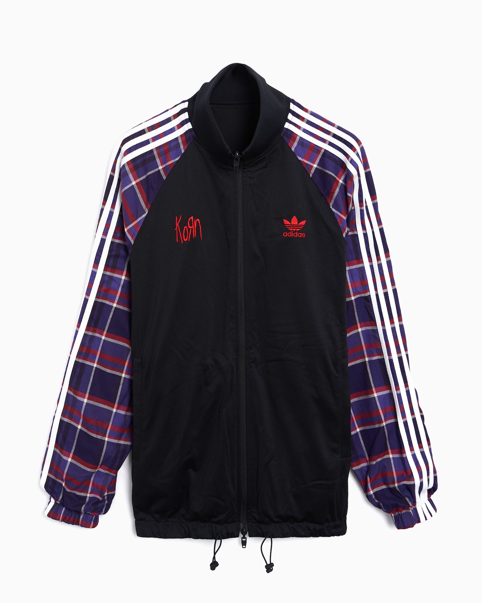 adidas Originals x Korn Men s Reversible Track Jacket Schwarz JG1341 FOOTDISTRICT