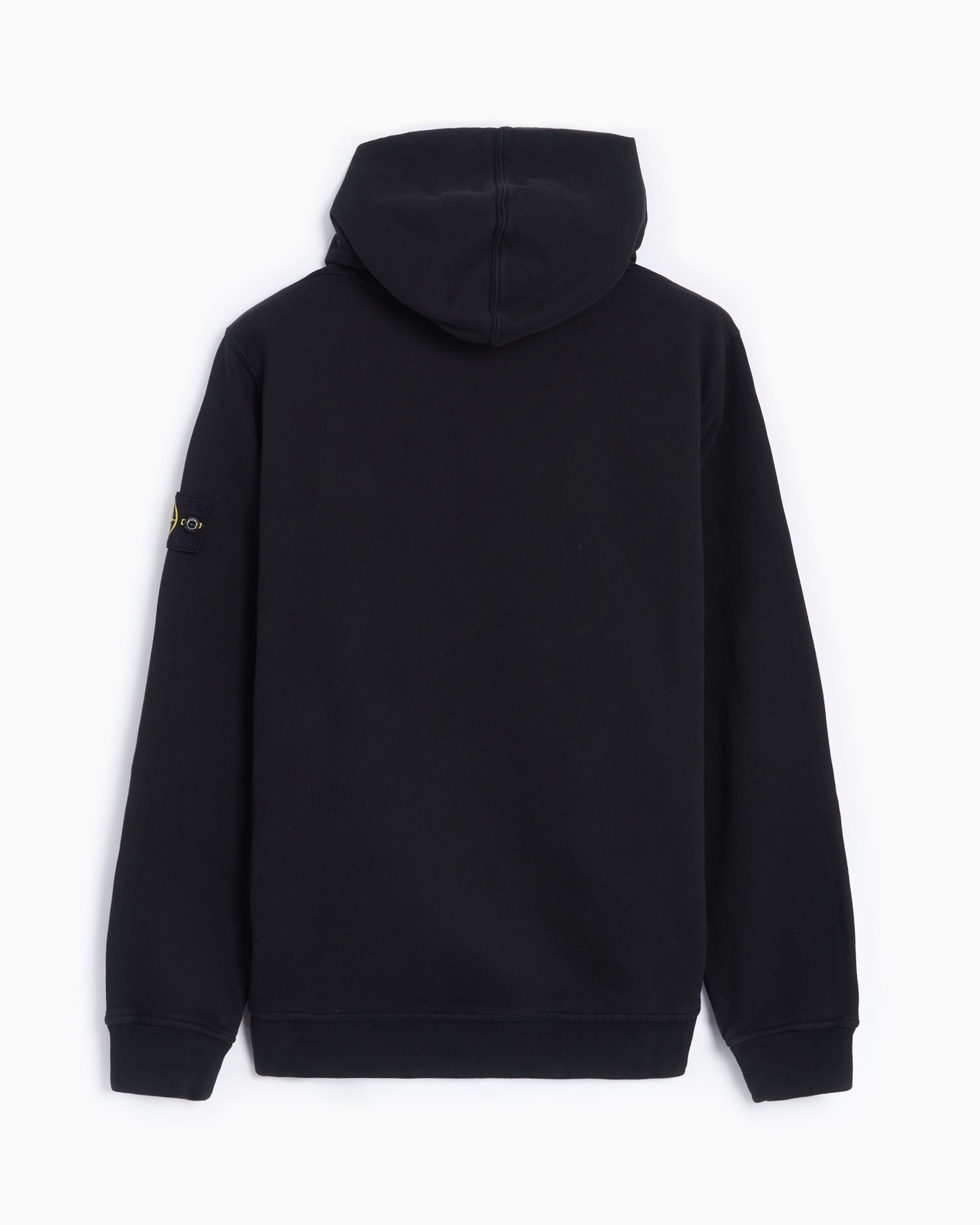 Stone Island Logo Men s Hoodie Black 811560820 V0029 FOOTDISTRICT