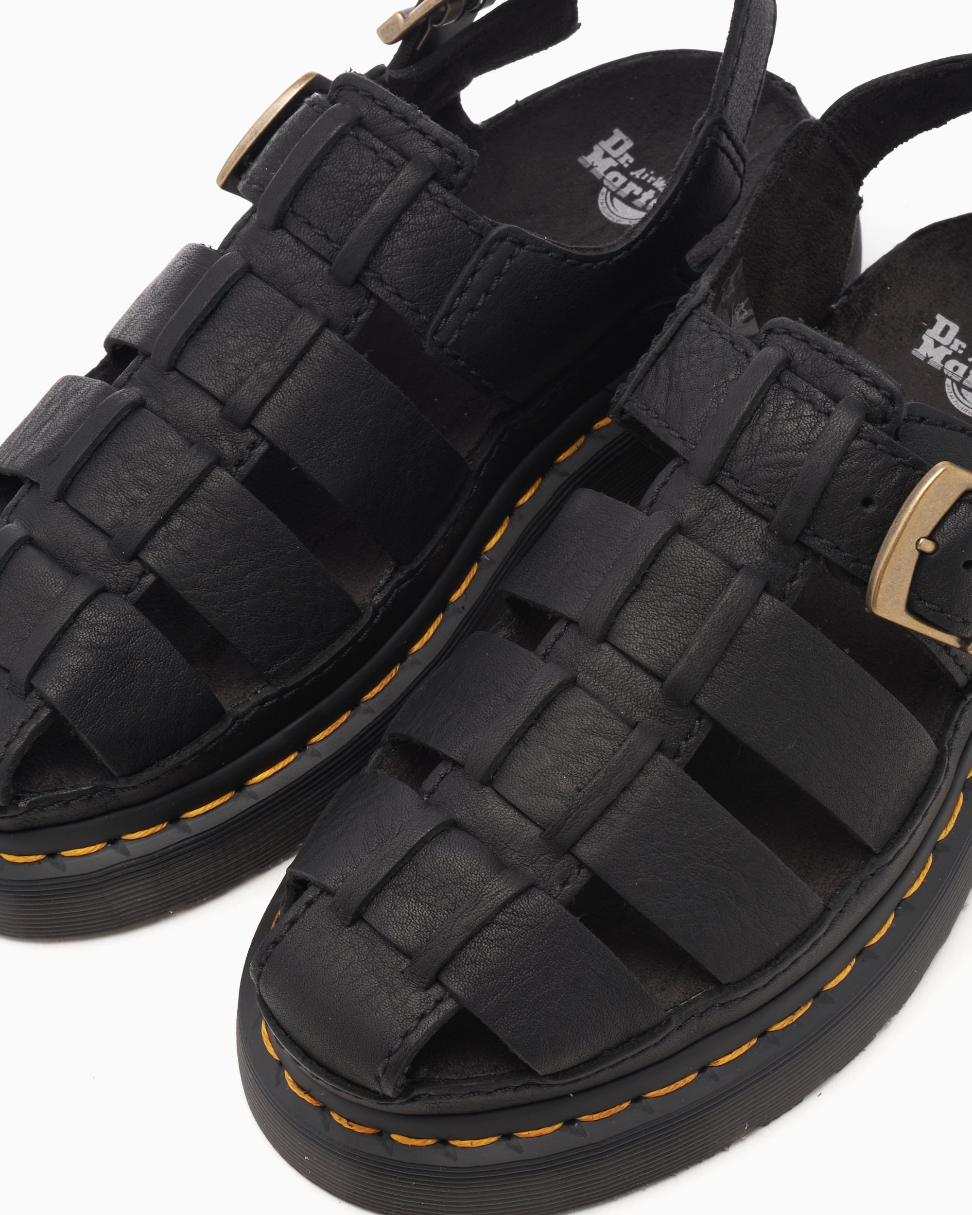 Pearson Webbing Sandals in Black | Dr. Martens