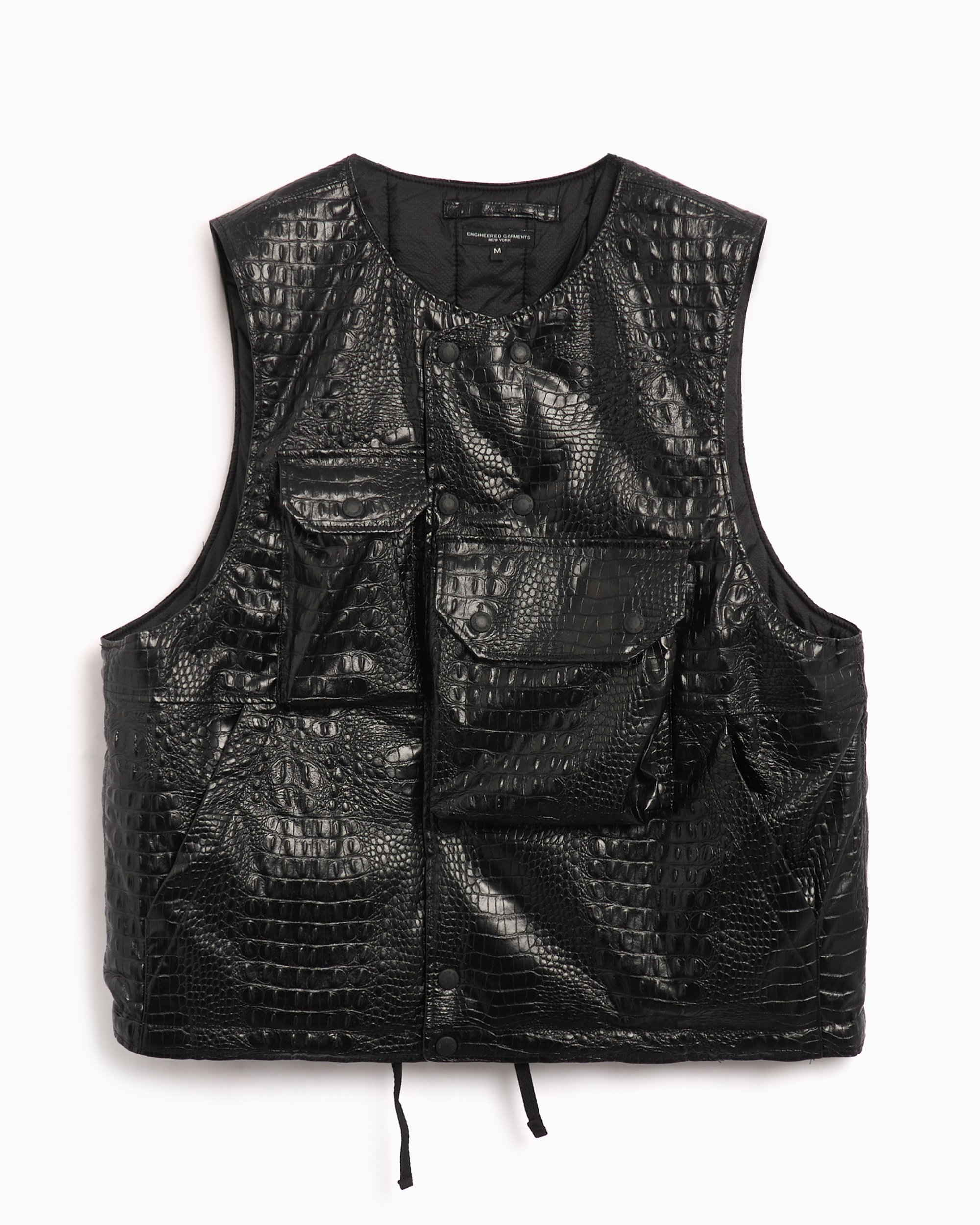 Engineered Garments Cover Men's Vest Schwarz 24F1C003-LZ002 | FOOTDISTRICT