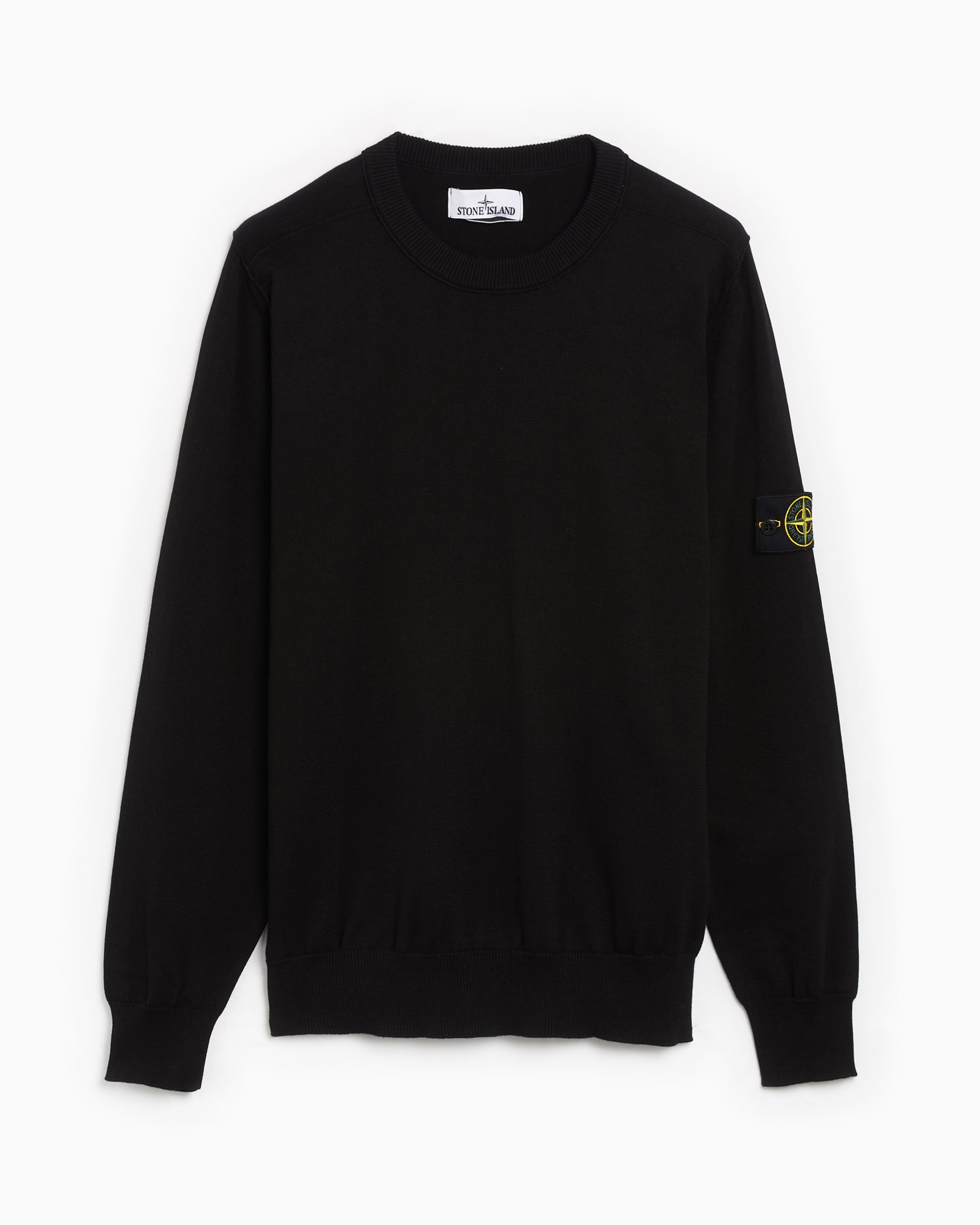 Stone Island Men's Sweater Black 8015540B2-A0029 | FOOTDISTRICT
