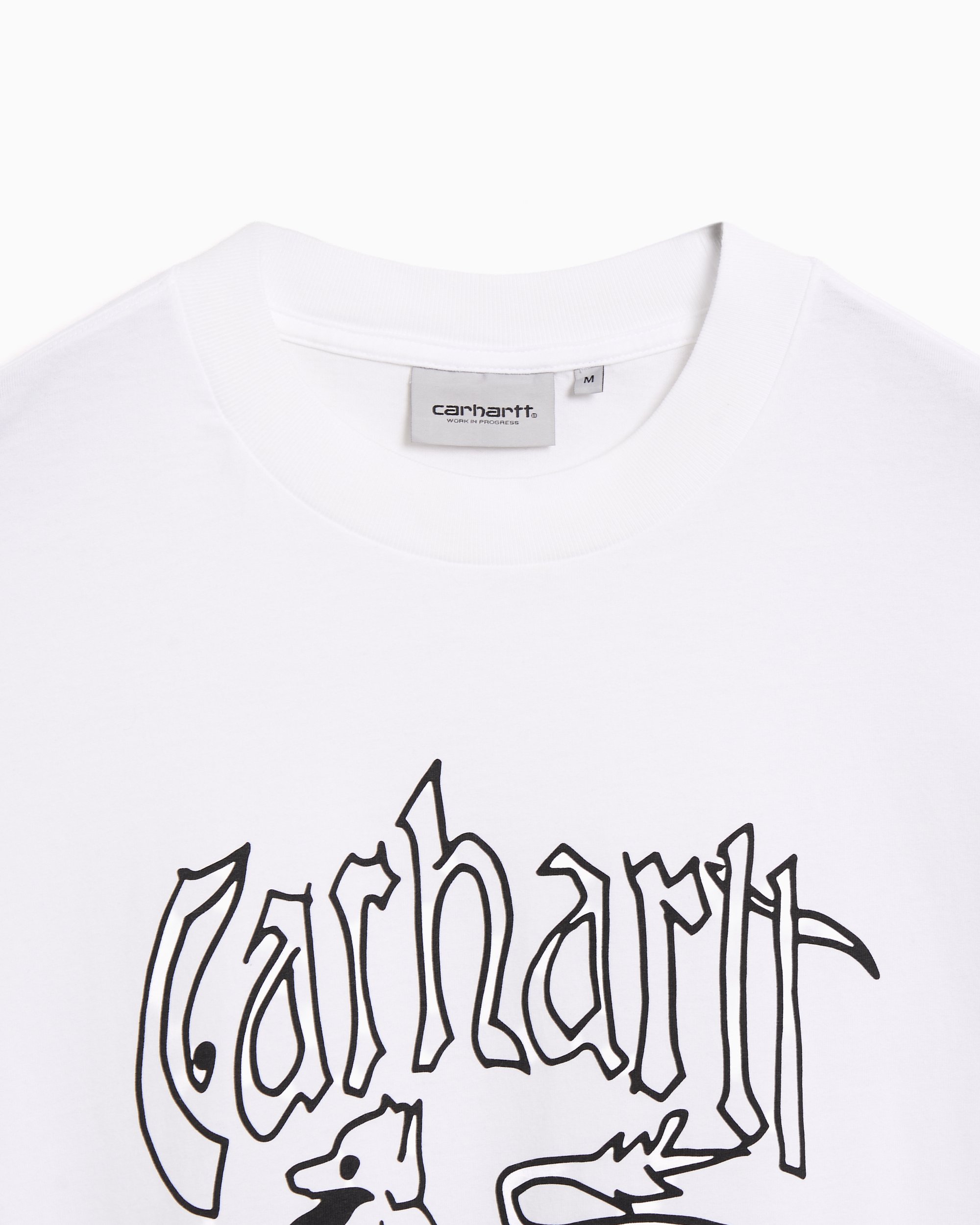 Carhartt WIP Hackwork Graphic Boxy Unisex T-Shirt White