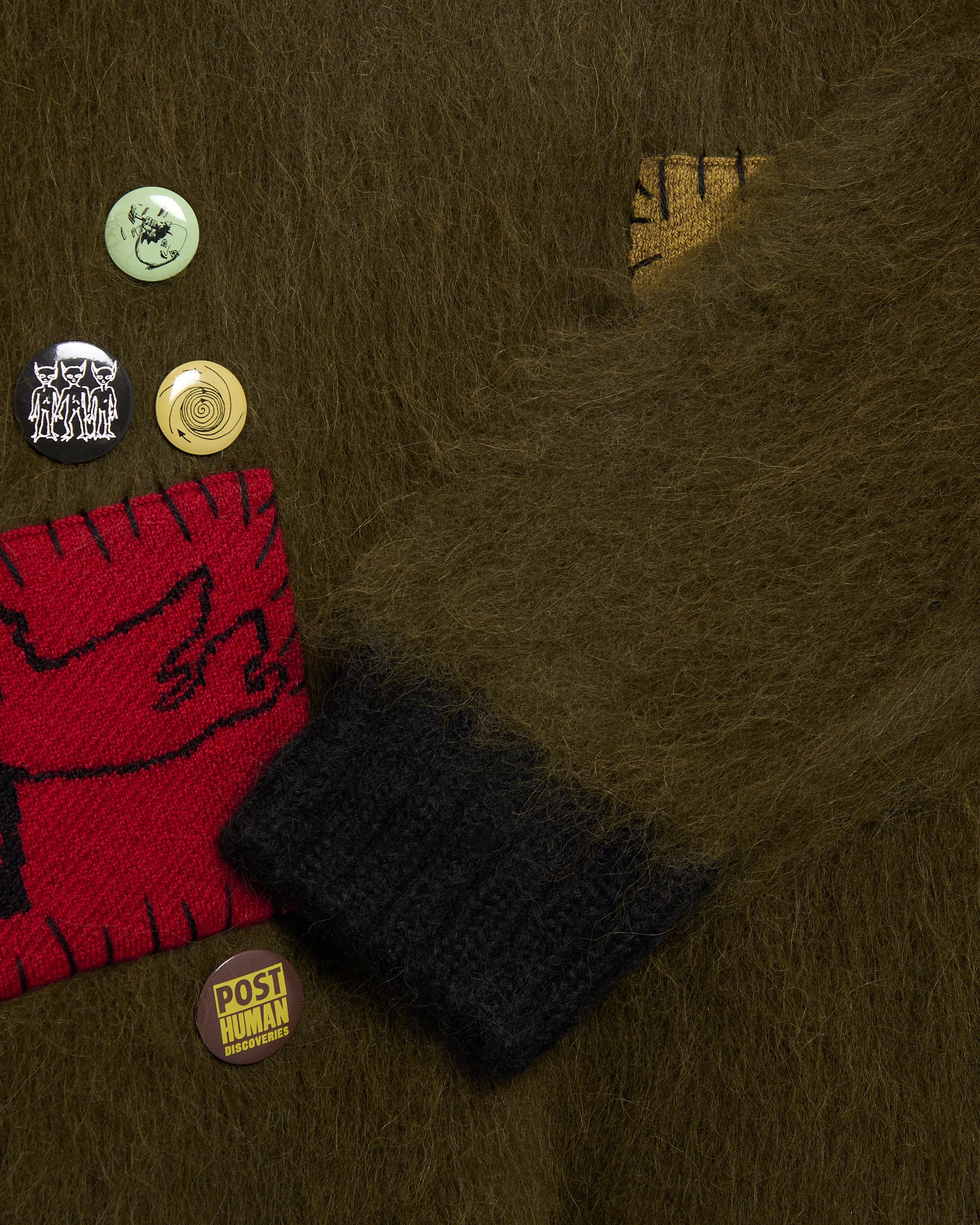 Brain Dead / FUTURE VISION BOXY KNIT 新品 Future Vision Boxy Knit Sweater - Olive – Brain Dead