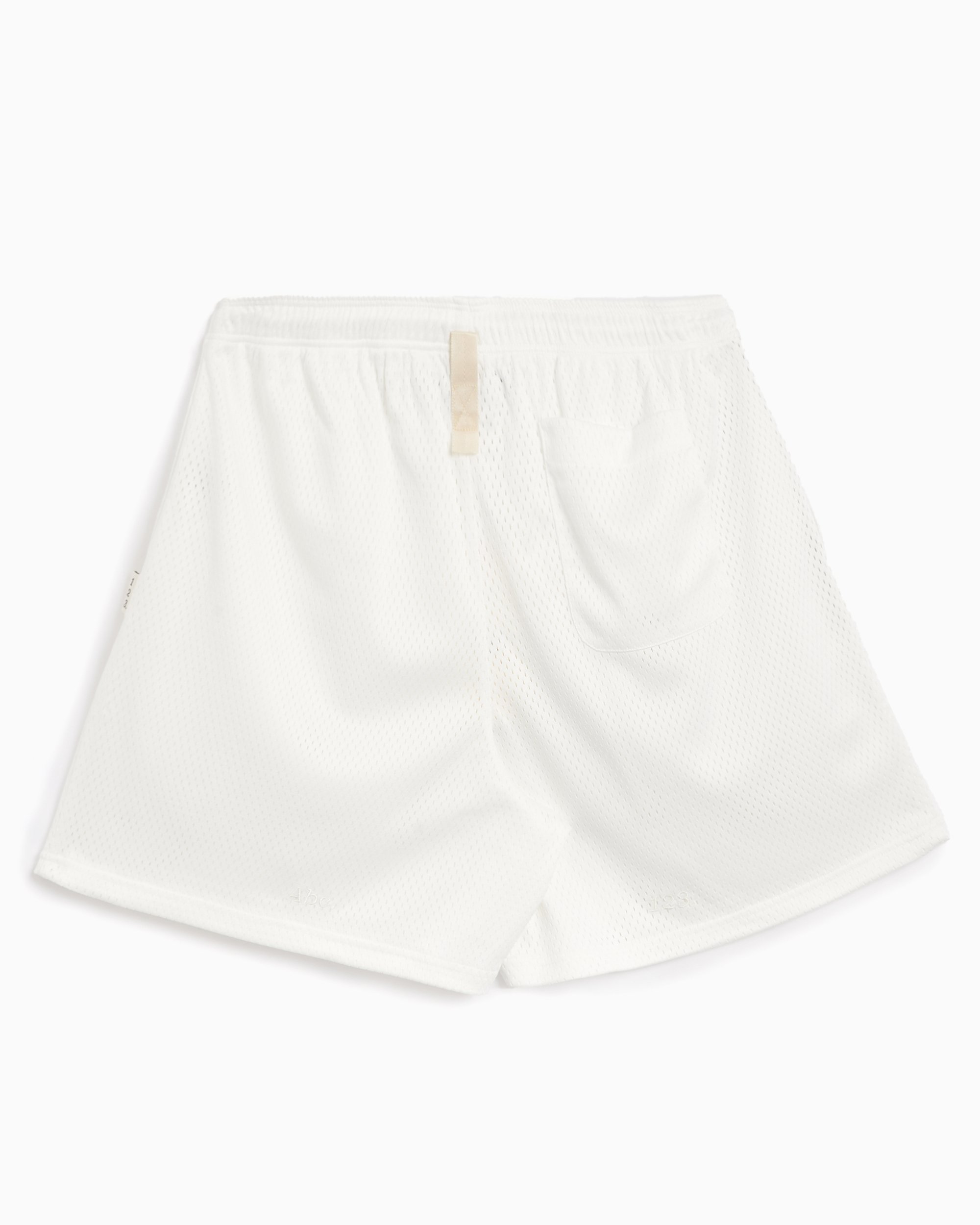 Abc. Hologram Men's Mesh Shorts White ABC123SS24MSH-WHITE Abc. Hologram Men's Mesh Shorts White ABC123SS24MSH-WHITE