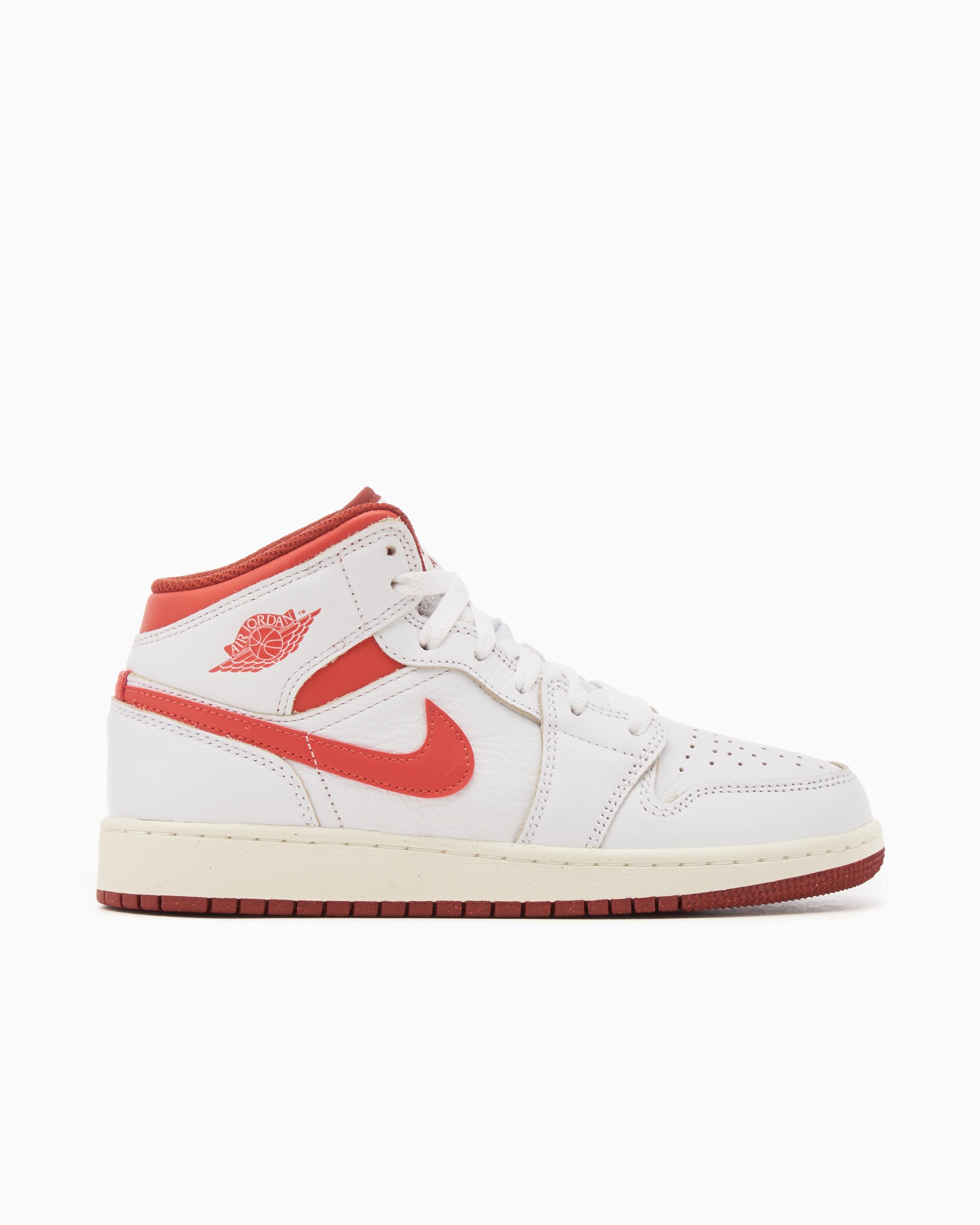 Jordan 1 branco e vermelho clearance