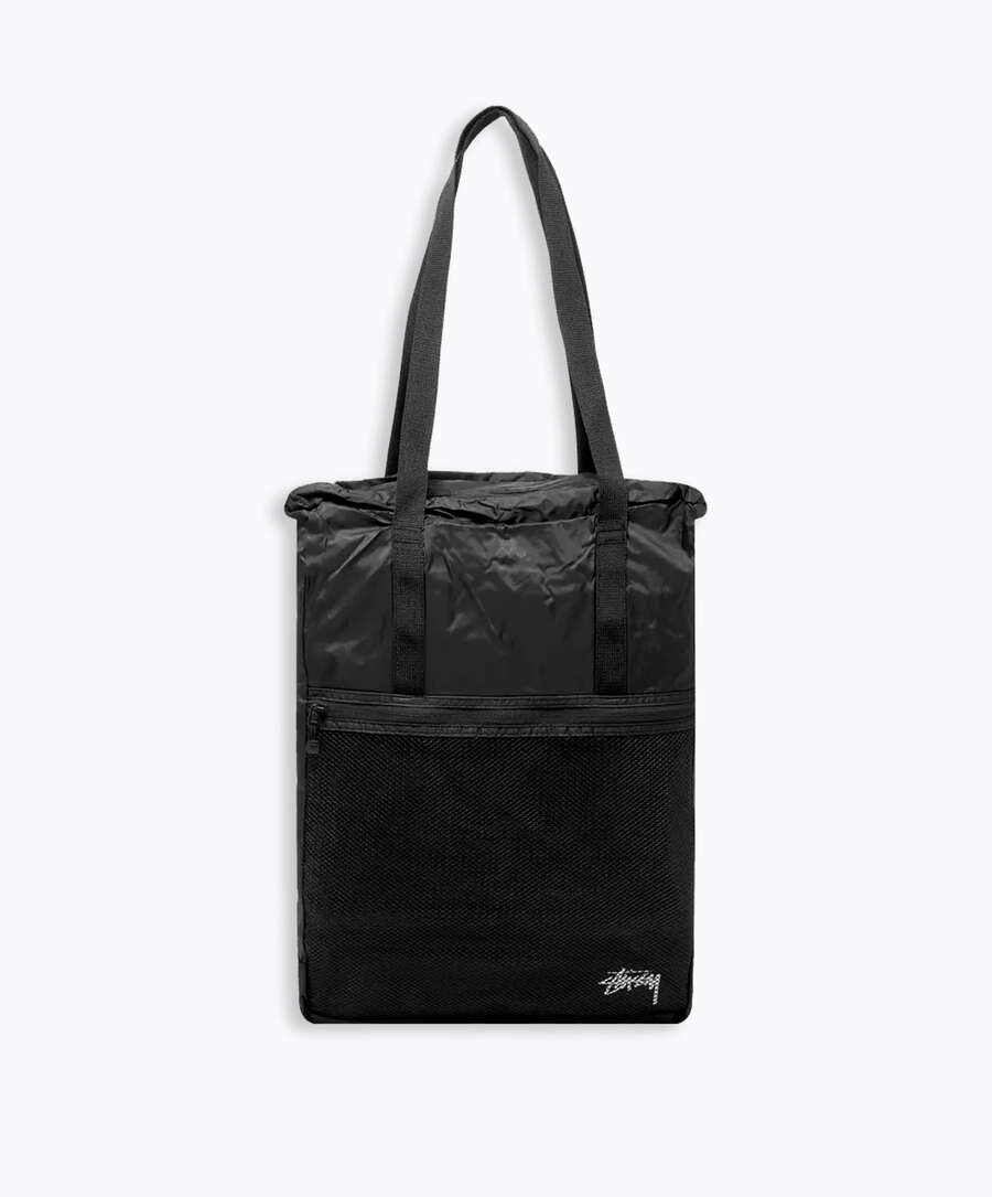 Stussy tote sale bag black