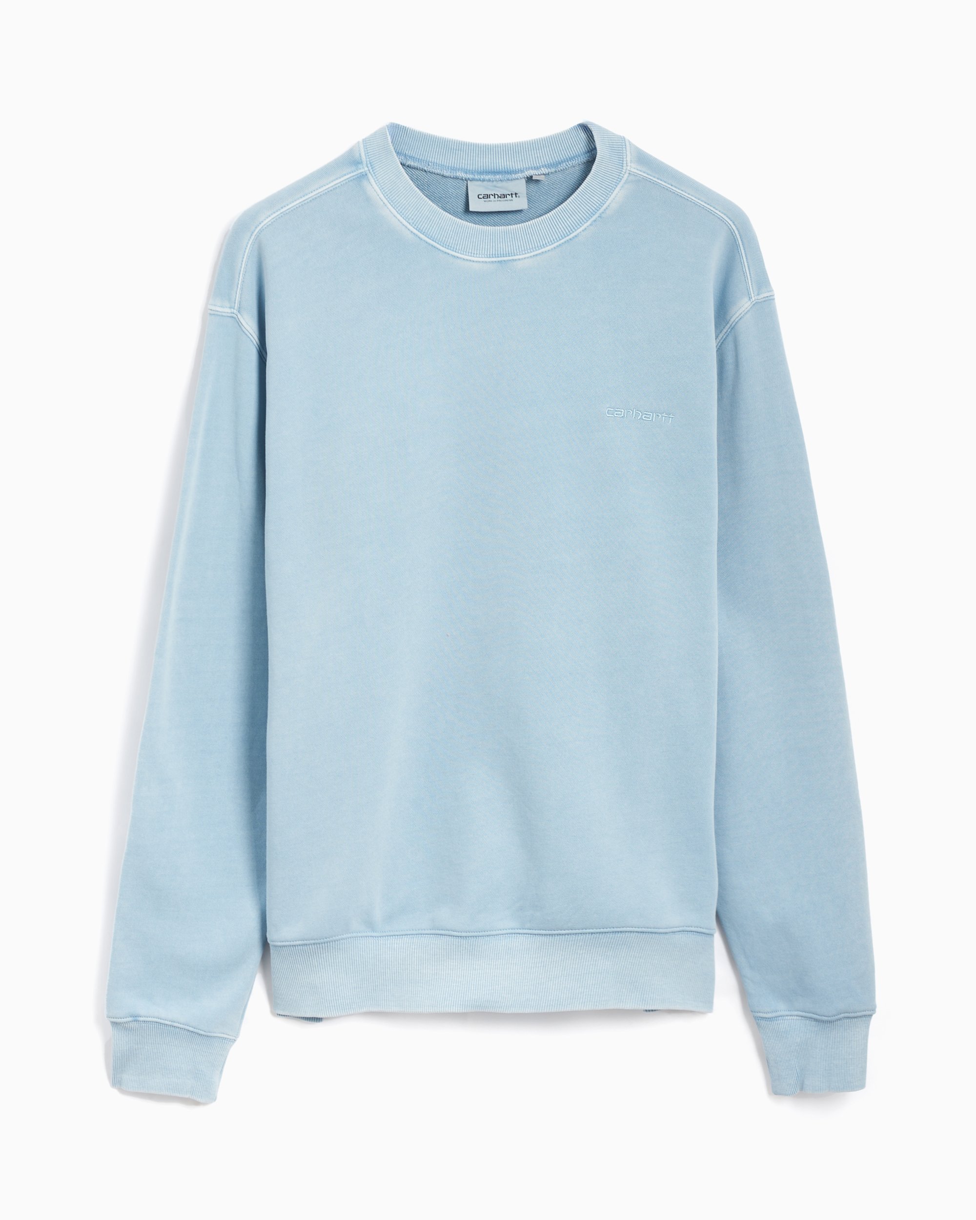 Carhartt WIP Duster Script Unisex Loose Fit Sweatshirt Blau I033065 0W9GD FOOTDISTRICT