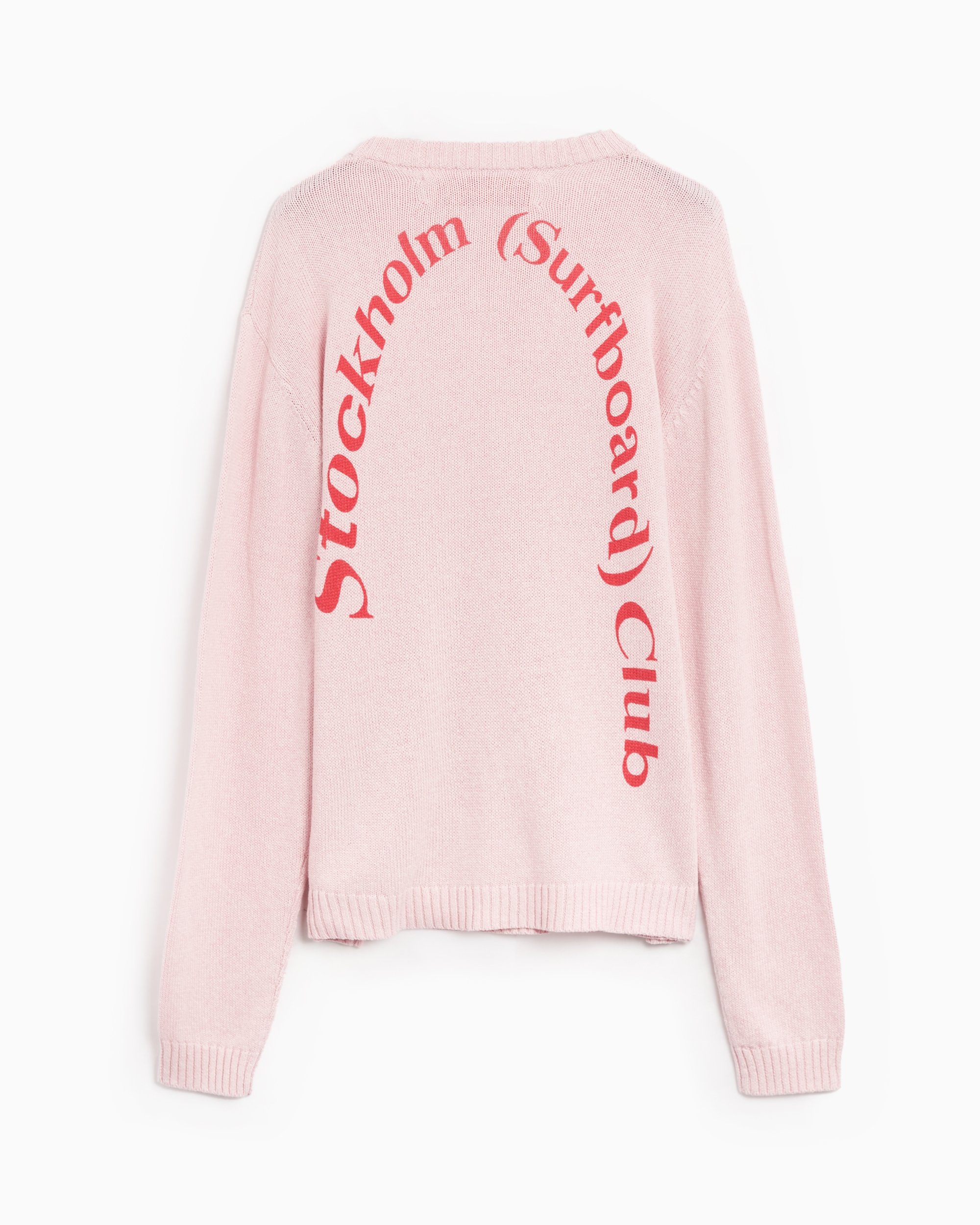 Stockholm (Surfboard) Club Unisex Knit Sweater Pink U2000004-Pink |  FOOTDISTRICT