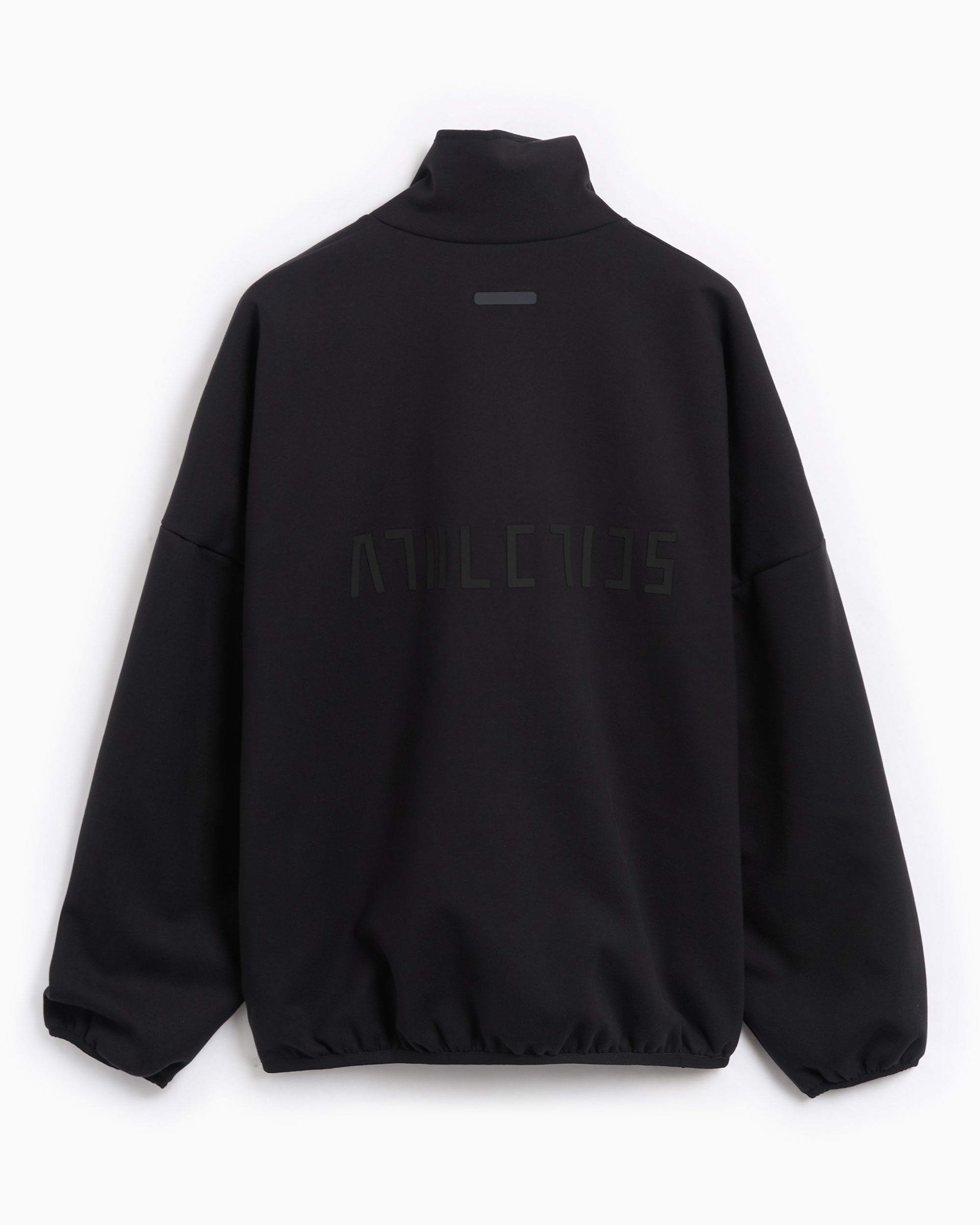 adidas Originals x Fear of God ATHLETICS Men s Suede Fleece Half Zip Sweatshirt Schwarz IS5318 FOOTDISTRICT