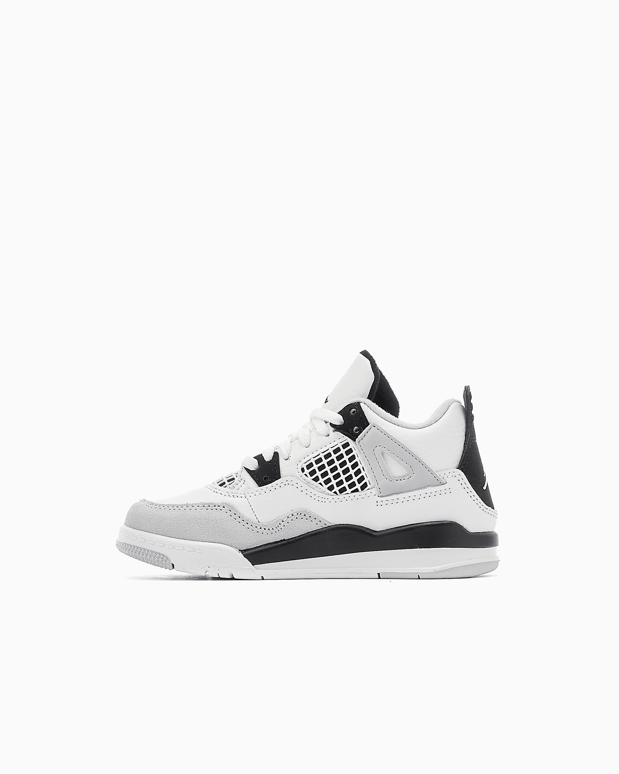 Air Jordan 4 Retro Military Black (PS) White BQ7669-111