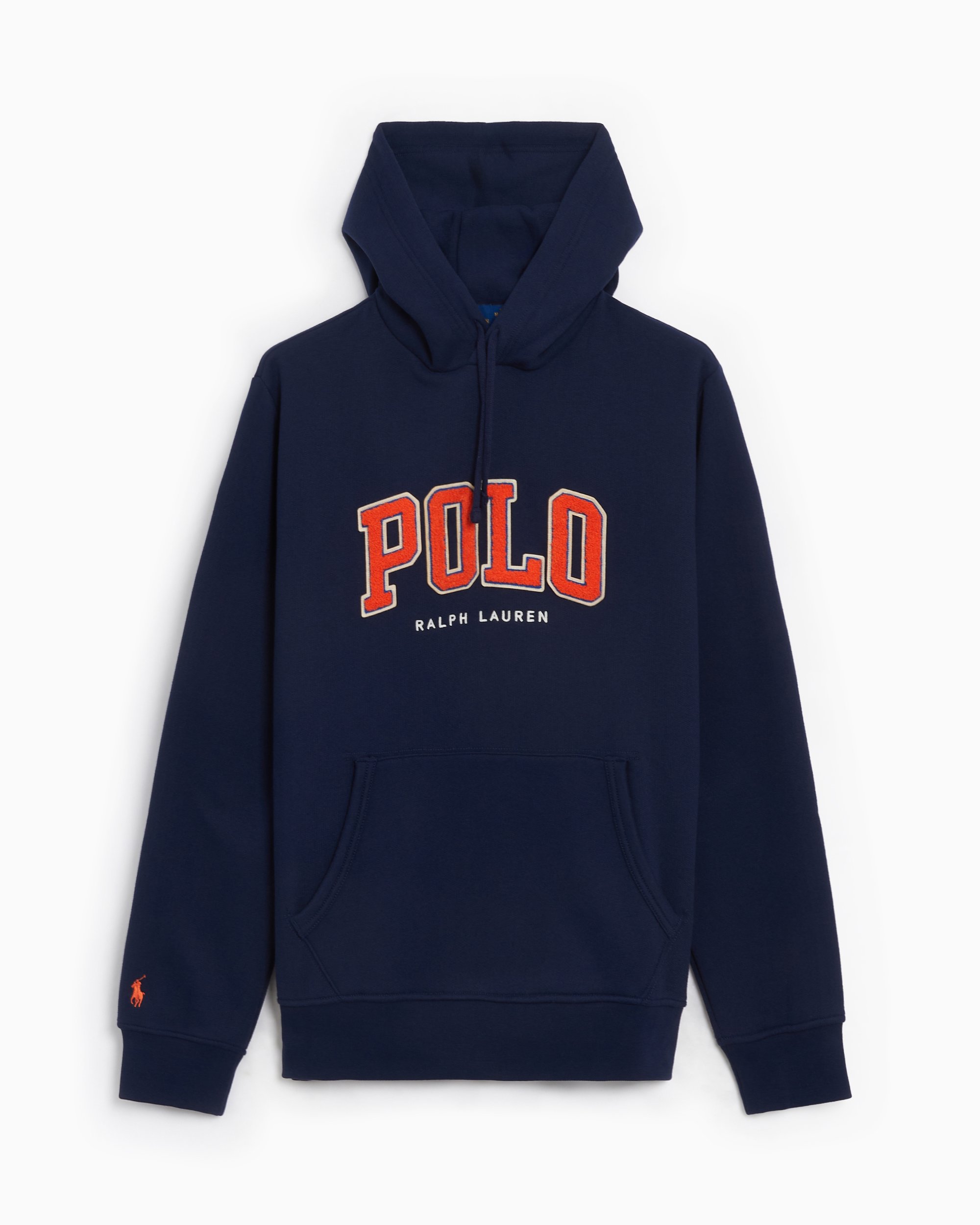 Mens blue polo hoodie best sale
