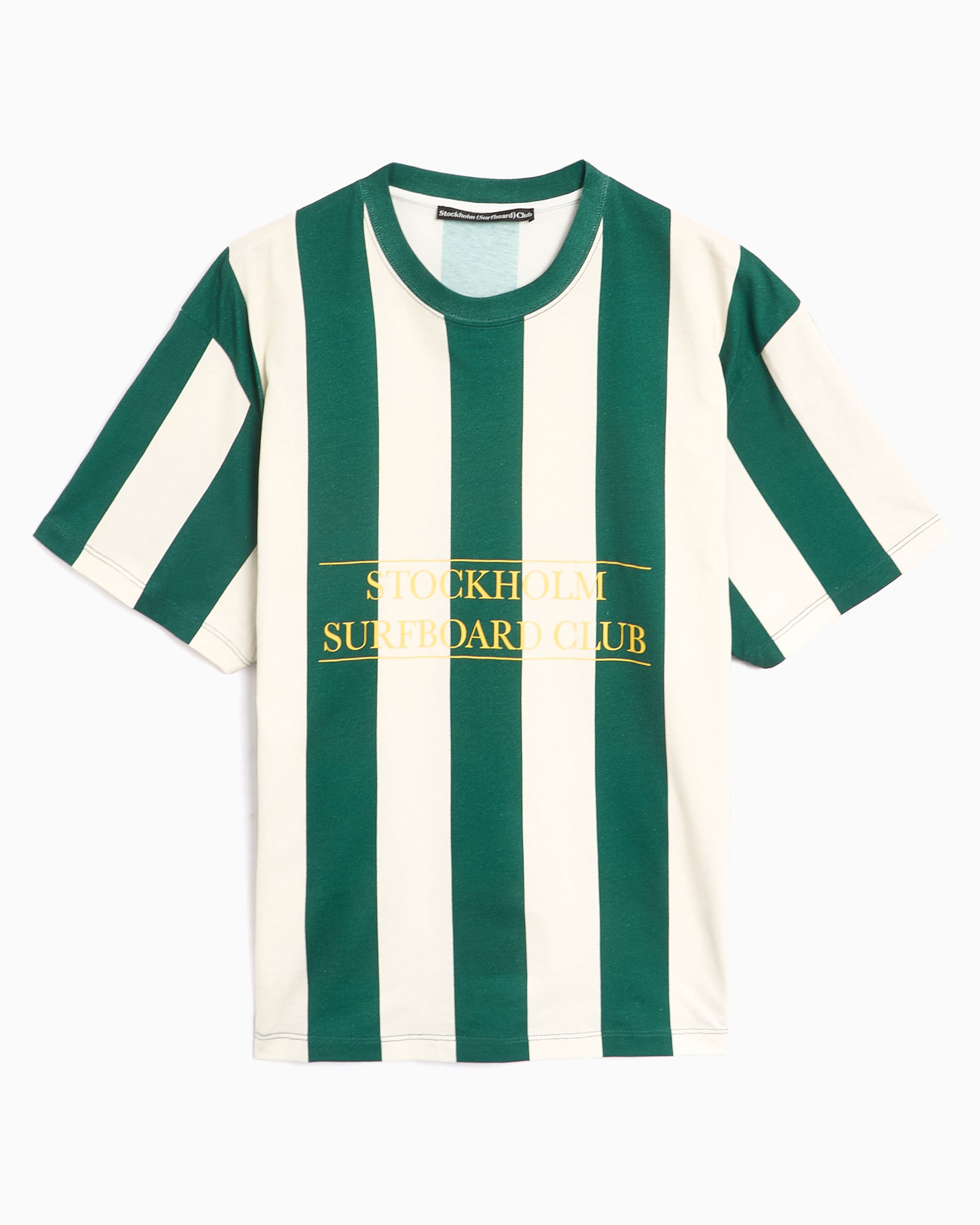 【Stockholm Surfboard Club】ロンハーマン プリントTシャツ Stockholm Surfboard Club – Logo T-Shirt White