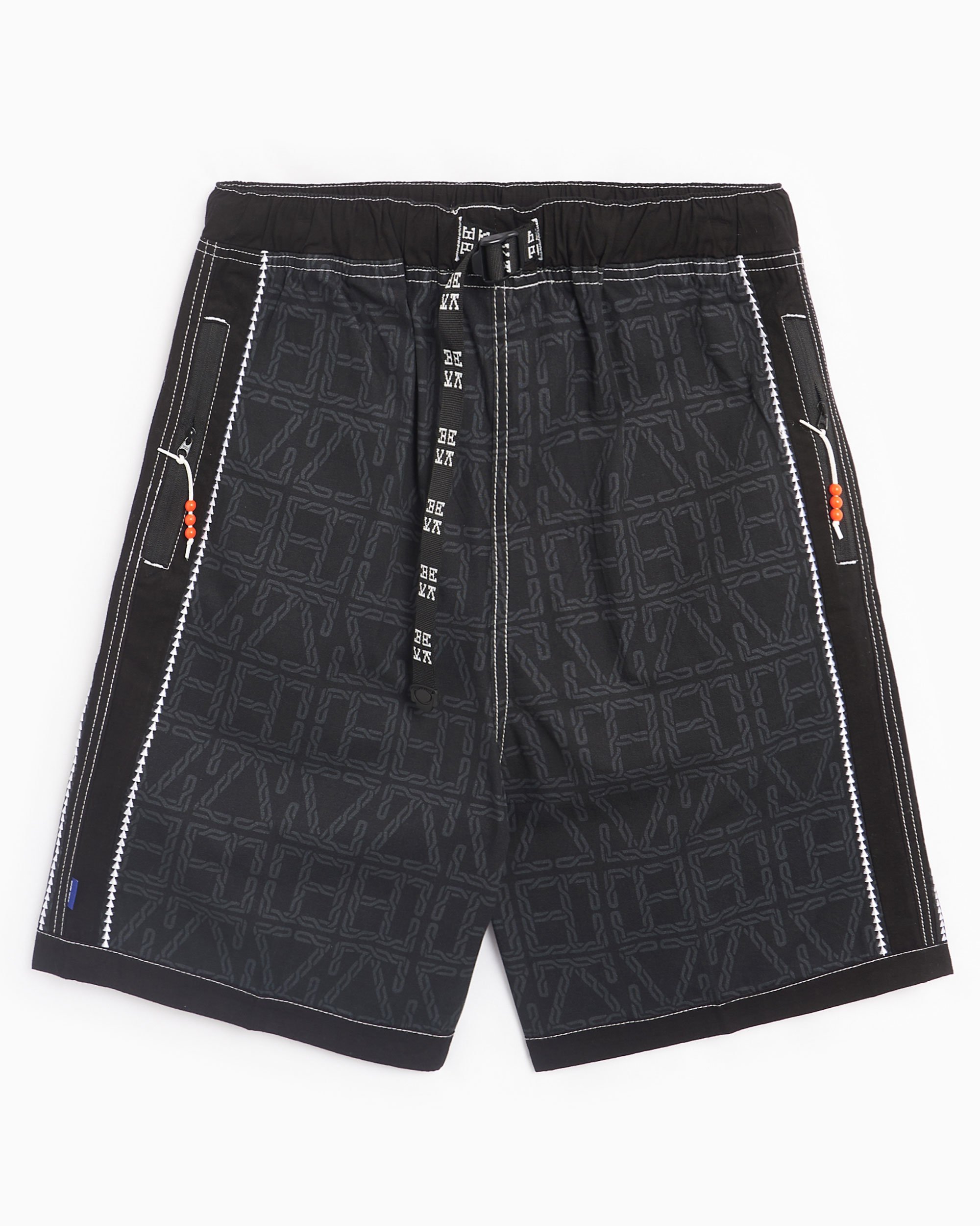DEVÁ STATES Chain Men's Trek Shorts Black DSD4B201S24