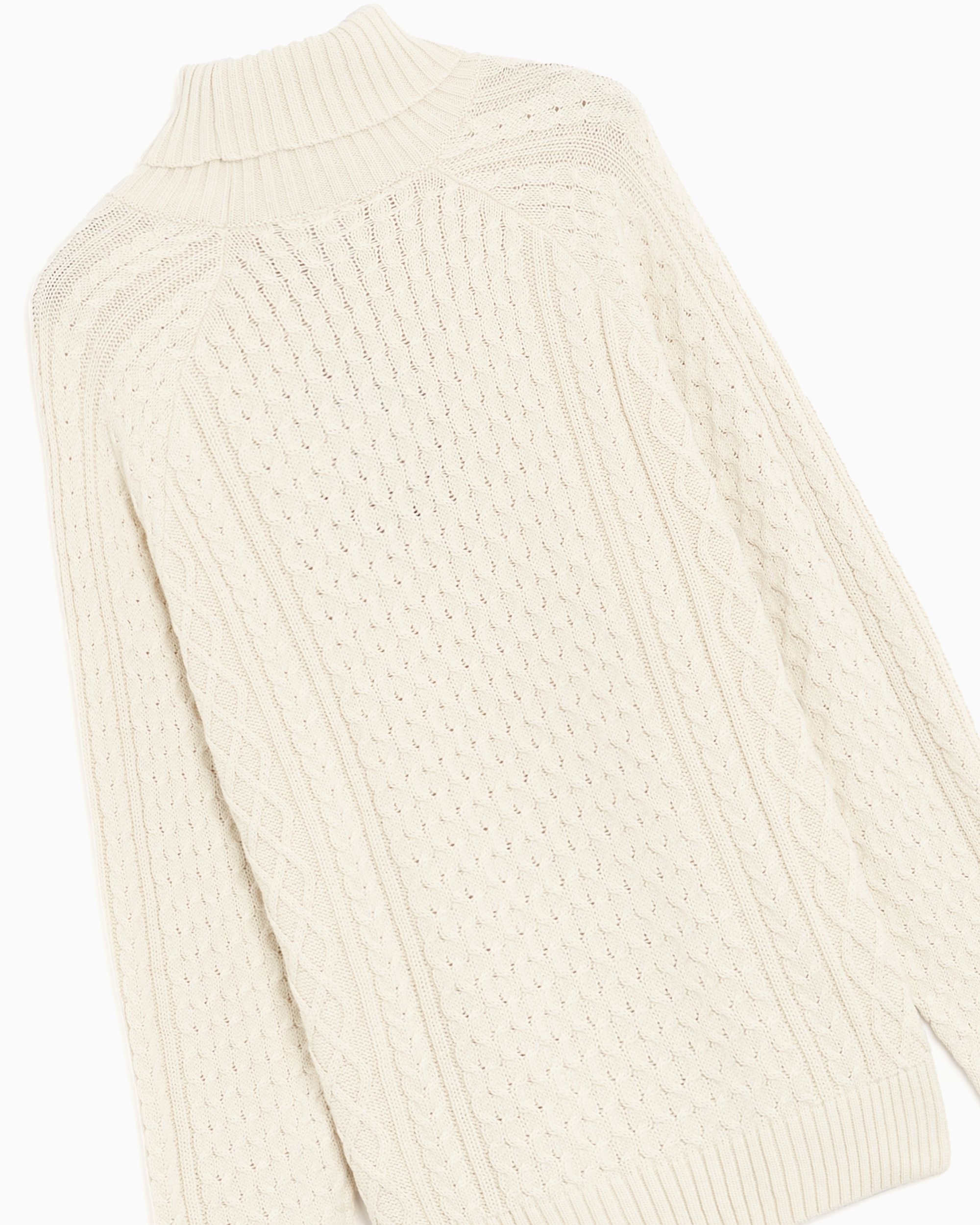 Nike Life Men's Cable Knit Turtleneck Jumper