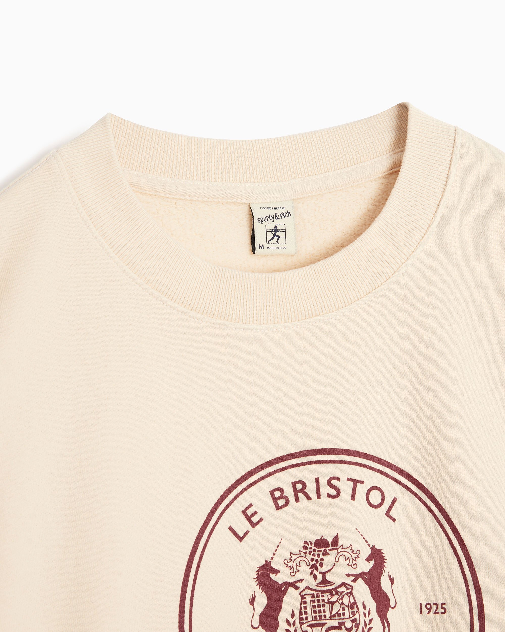 Sporty & Rich x Le Bristol Paris Bristol Crest Unisex