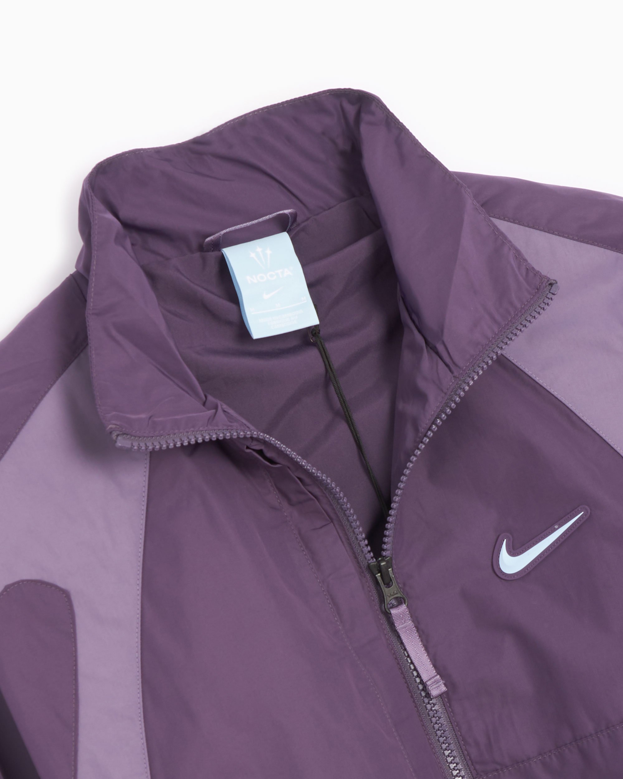Drake purple windbreaker top