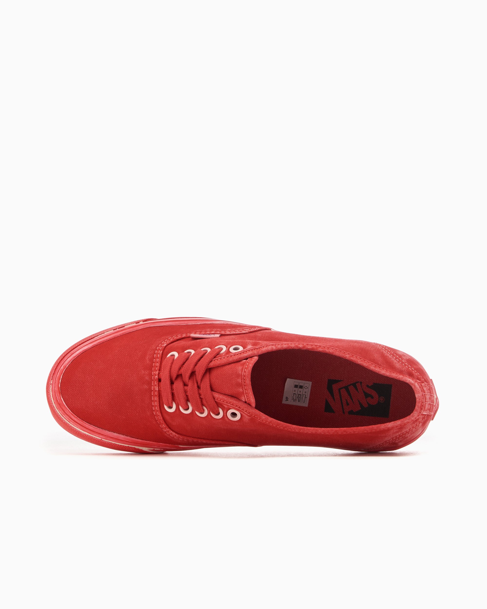 Mono red vans authentic store
