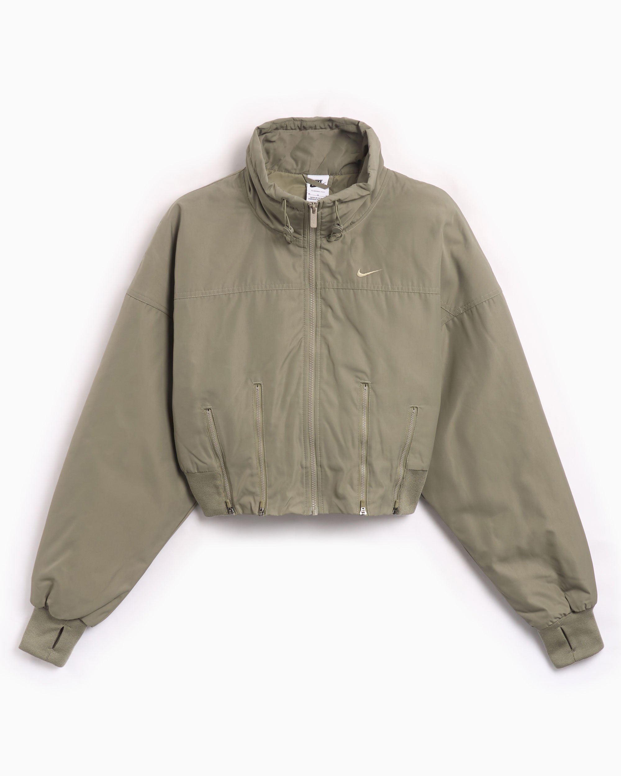 Women's nike sportswear swoosh long windrunner jacket deals