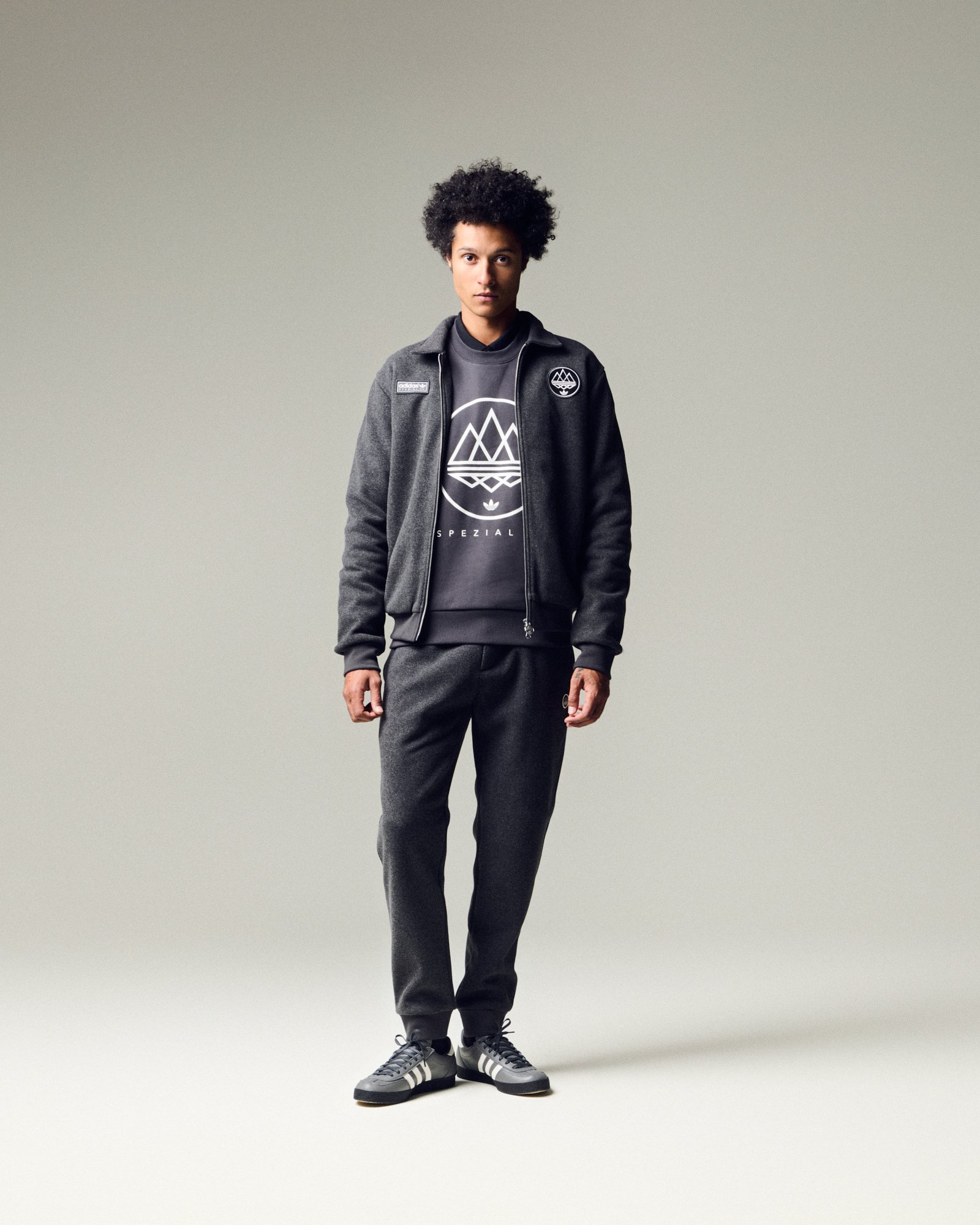 adidas Originals Spezial FC Men's Track Pants Gray JE6076