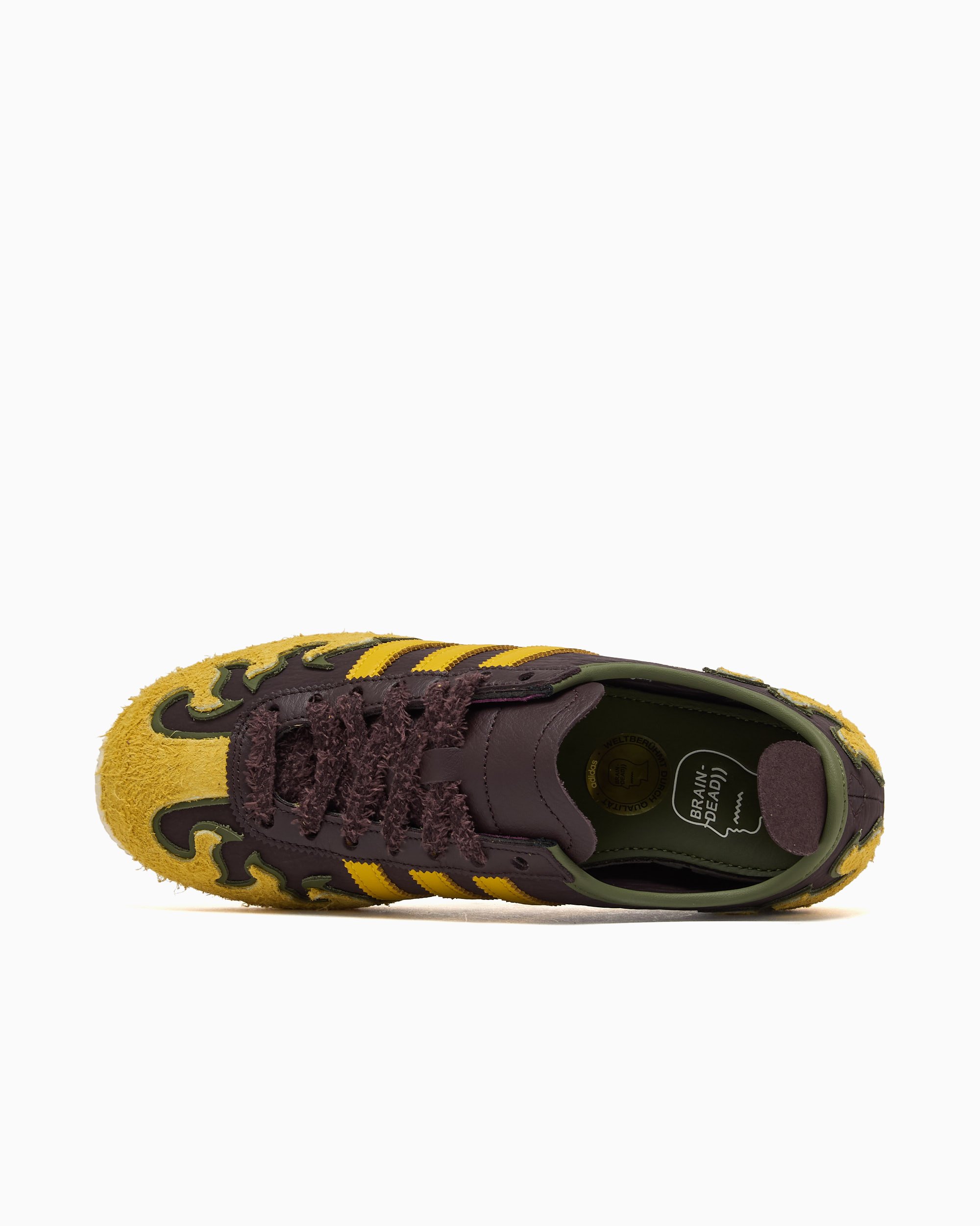 飛べない飛びます adidas Originals x Brain Dead Japan Lo Black, Yellow JQ6789