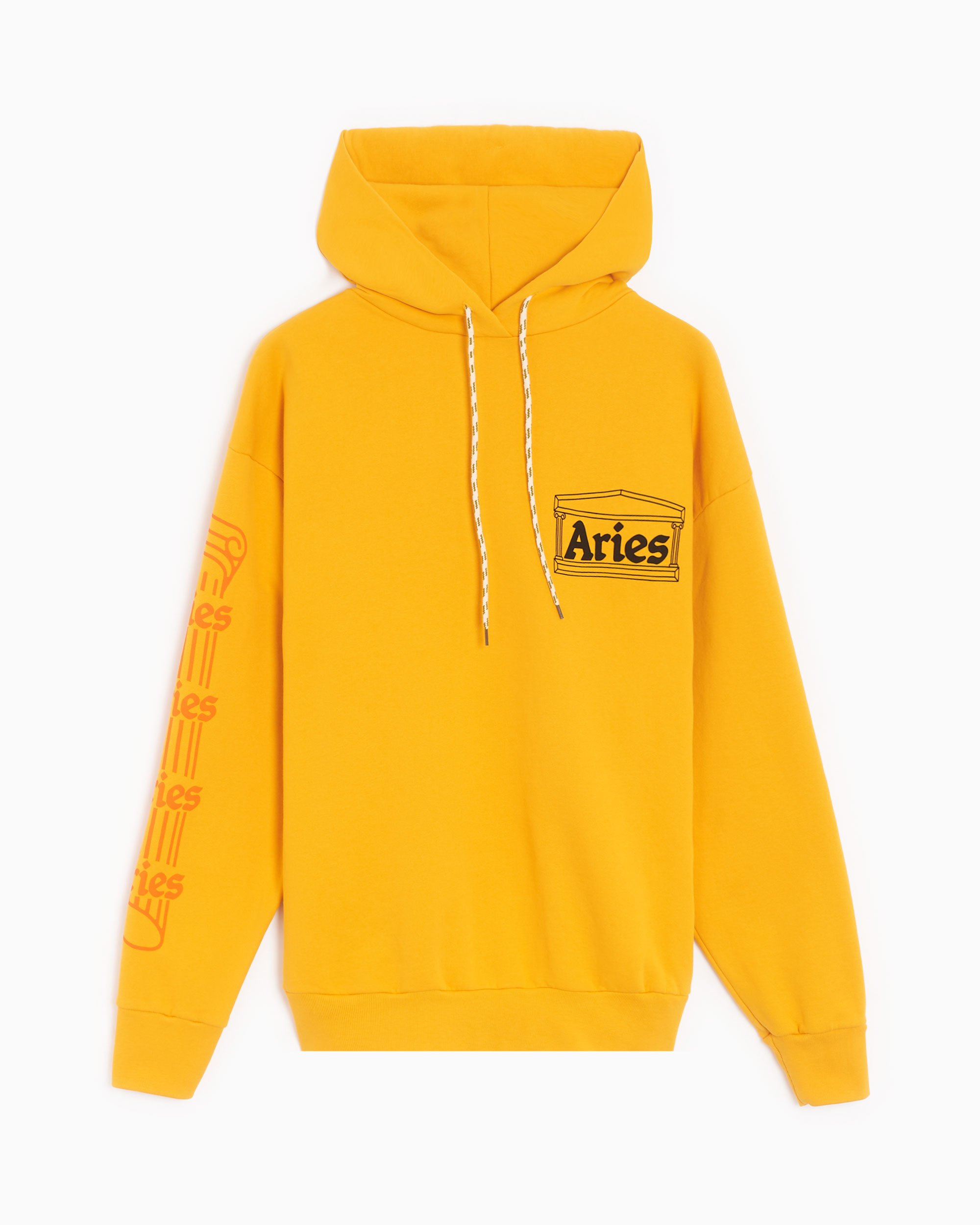 Aries Column Unisex Hoodie Yellow STAR20010 MSTRD Buy Online at