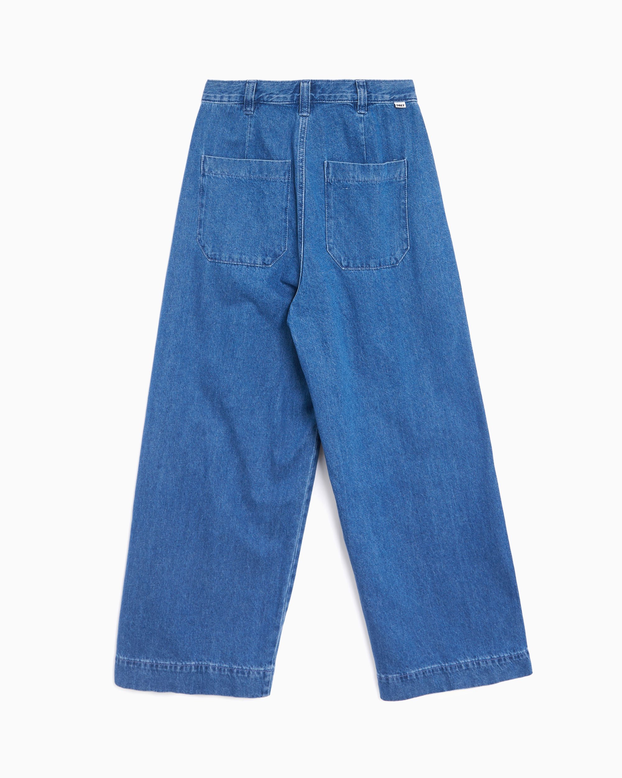 関税なし 送料無料 Ff Ocean Blue Chambray Denim Pants Buy Denim Chambray Drawstring Pants by Designer LINEN BLOOM
