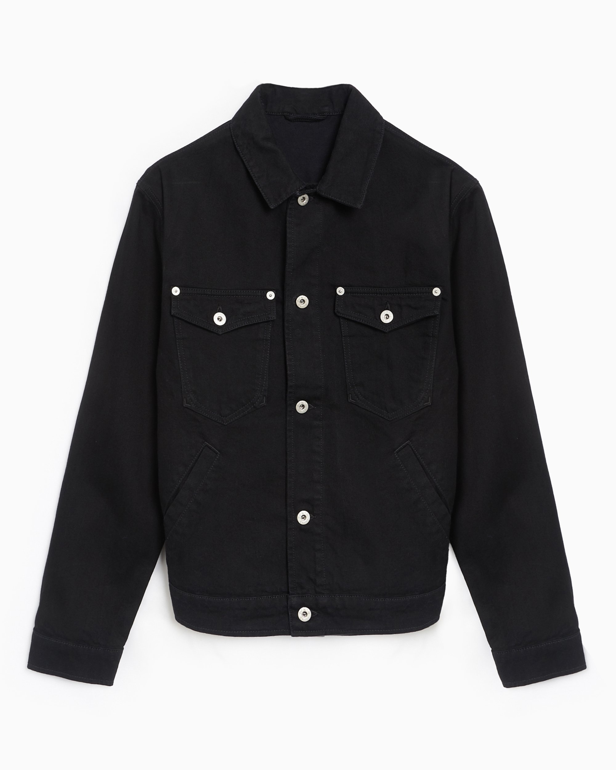 Kenzo 'Boke Flower' Men's Embroidered Trucker Jacket Black