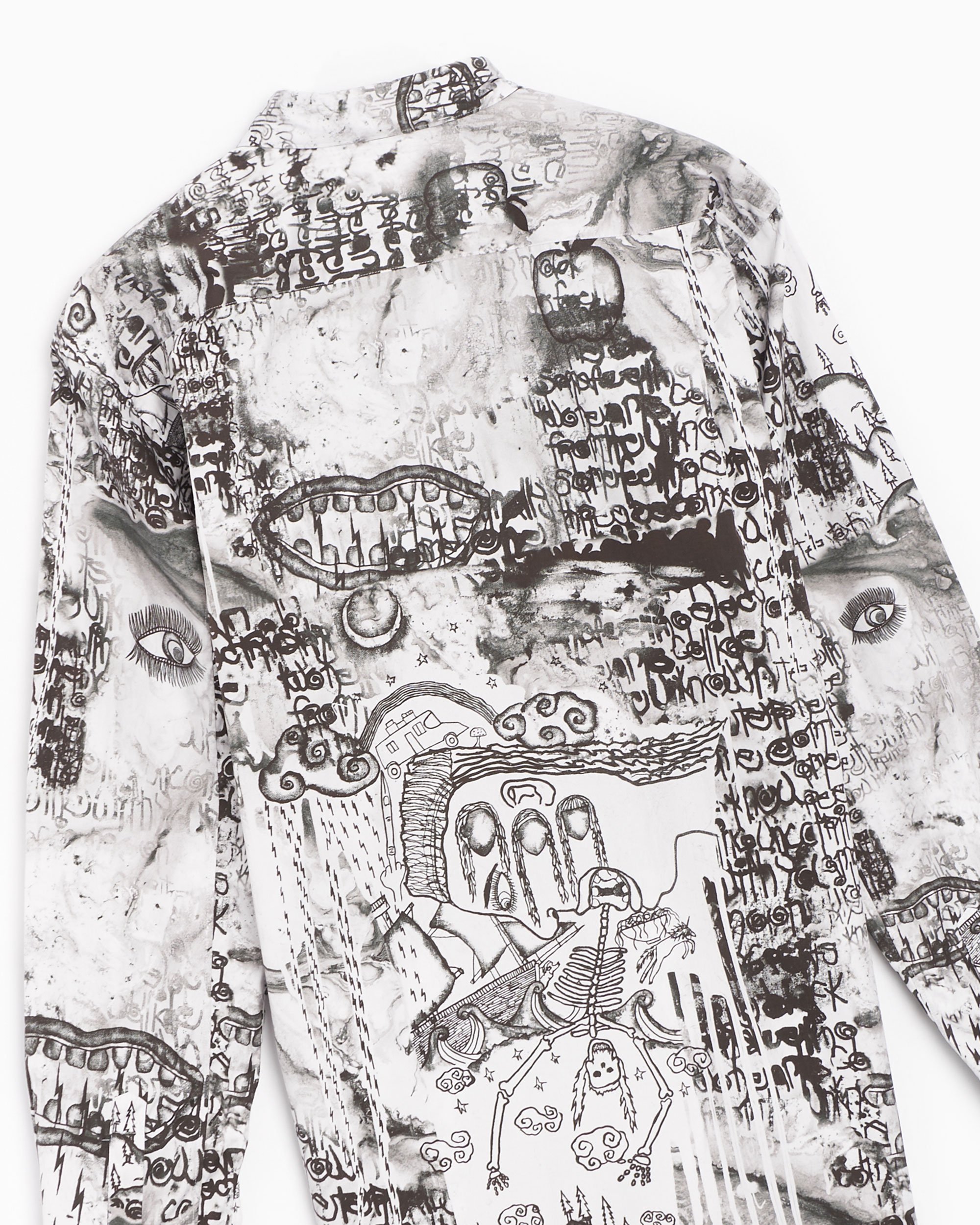 Comme Des Garçons Shirt Men's Woven Shirt Gray FK-B047-S23-1