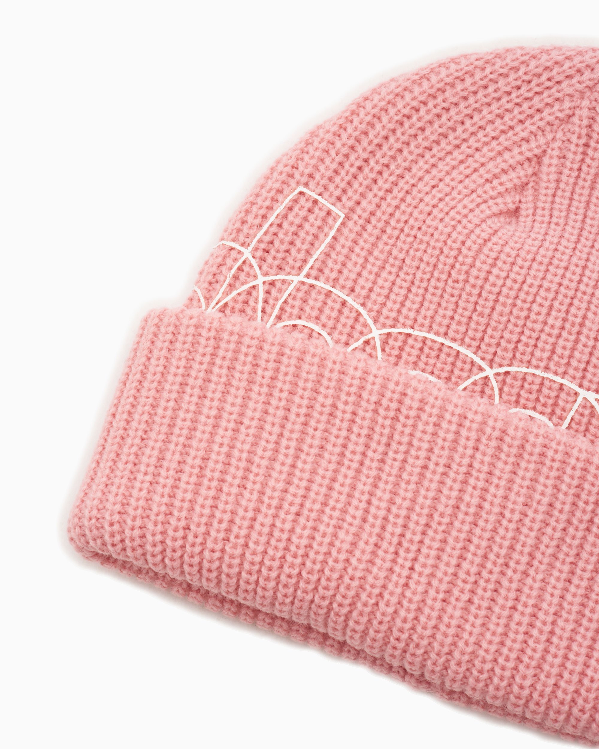 Pleasures Outline Unisex Beanie Pink P24SP068-PINK