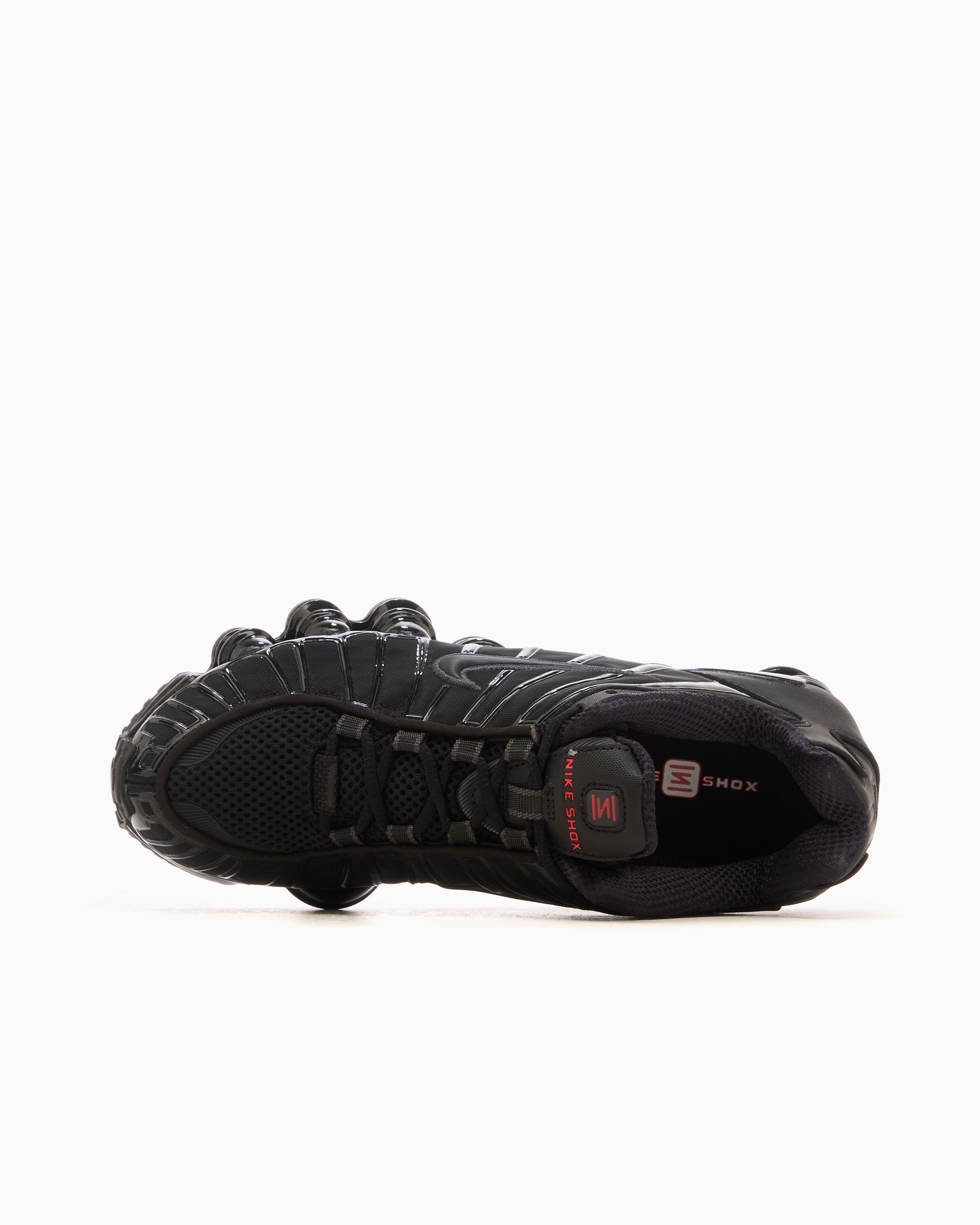 AR3566-002 Nike Shox TL Black and Max Orange Hematite