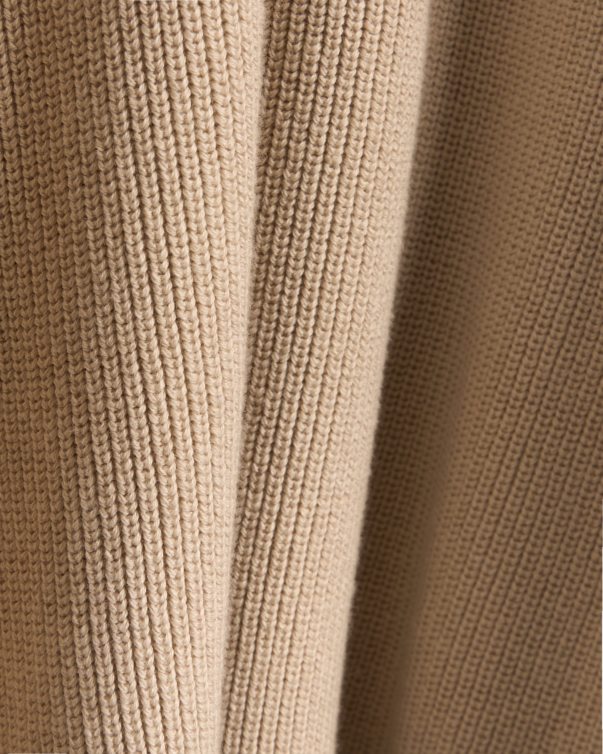 Hélas. Diploma Men's Quarter Zip Knit Sweater Beige