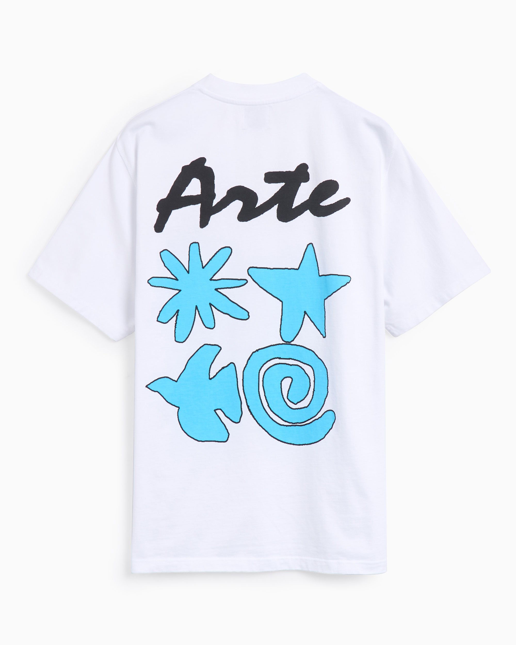 Arte Teo Print Tee (Black) — Cafeteria Media
