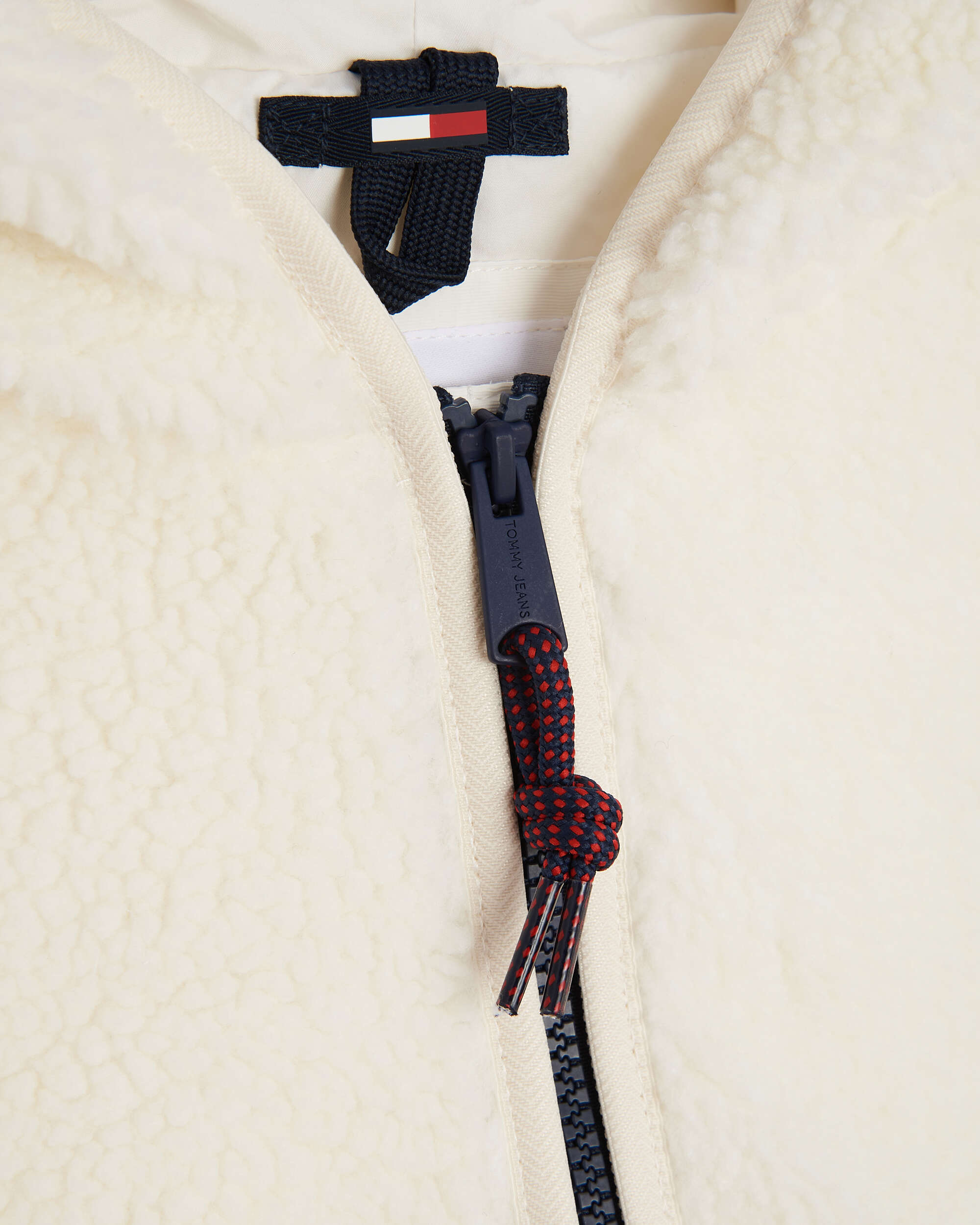 Tommy jeans clearance sherpa hoodie